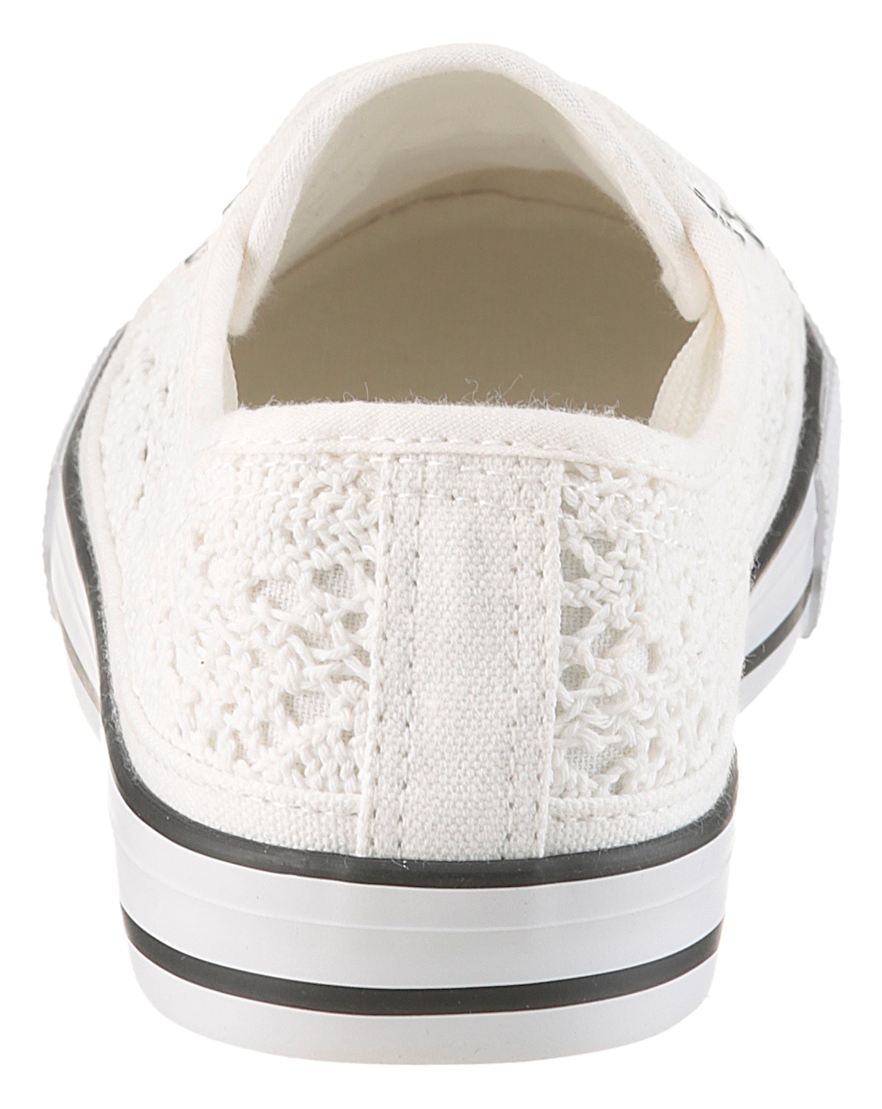 Aniston SHOES Sneaker  Schnürschuh, Freizeitschuh in Häkeloptik - NEUE KOLLEKTION