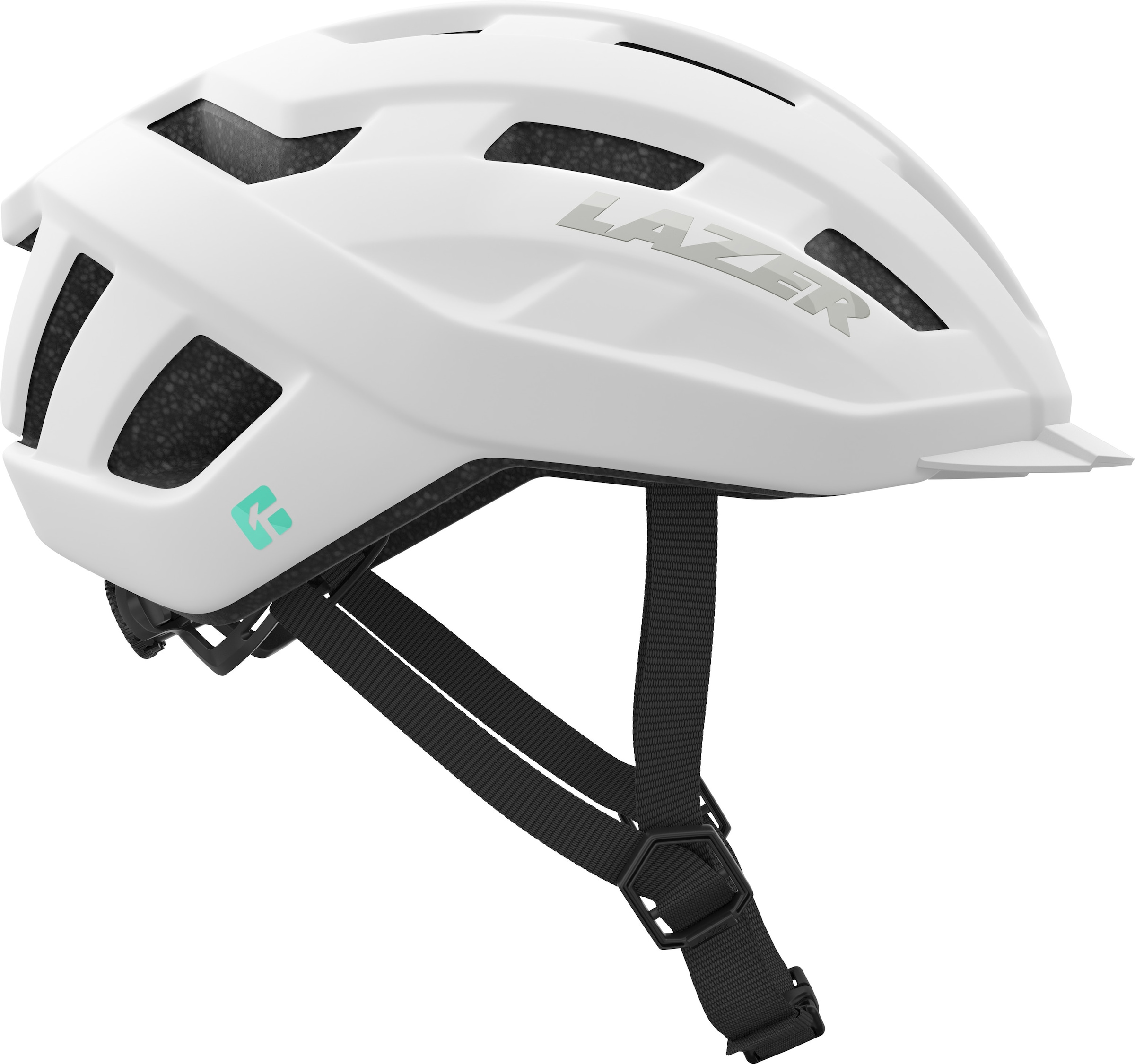 Fahrradhelm »City-Helm Codax KinetiCore, Matte Full White«