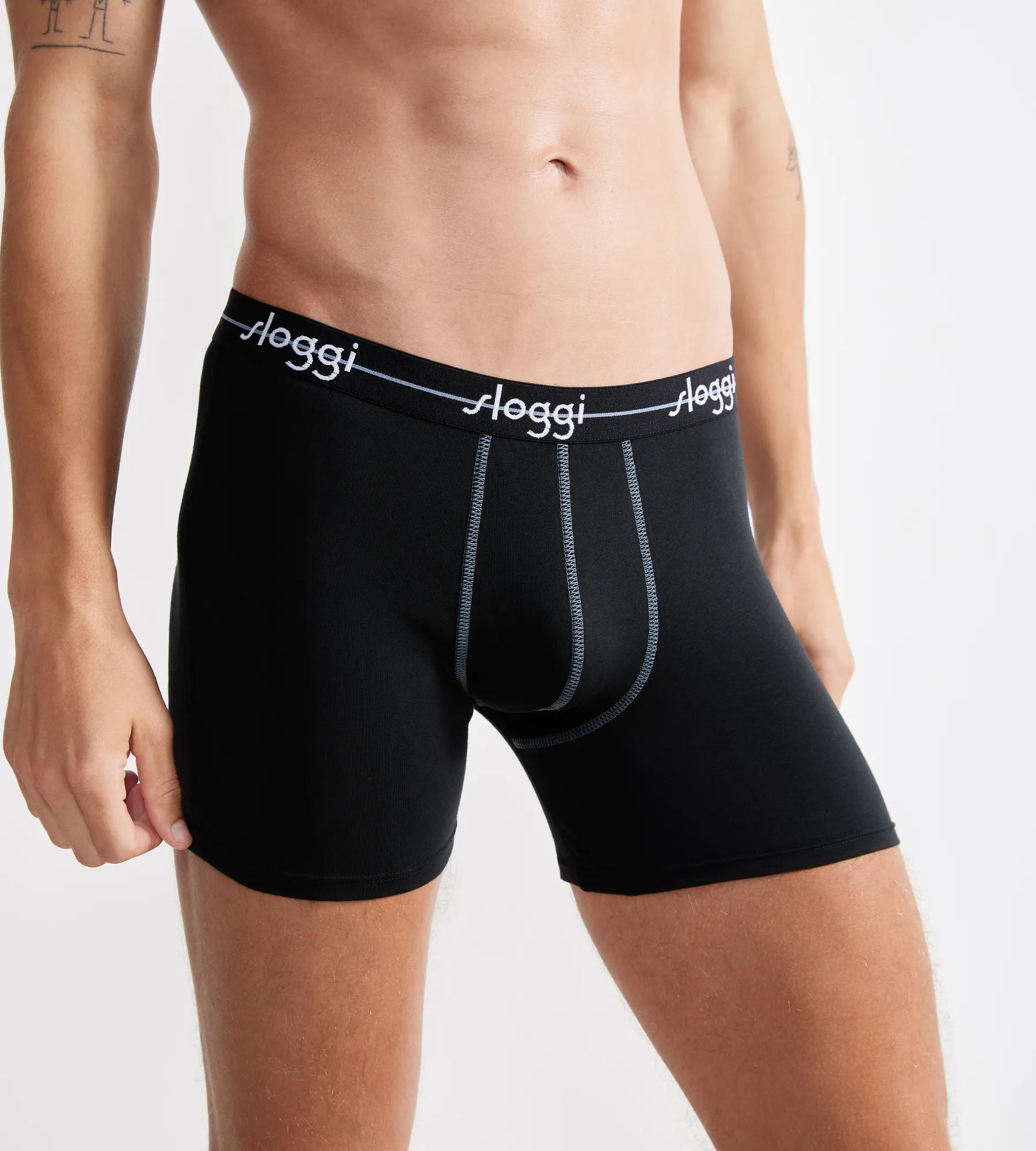 sloggi Boxershorts »men Start« 2er Pack,  ohne Eingriff, extra weiches Taillenband, Single-Jersey Qualität