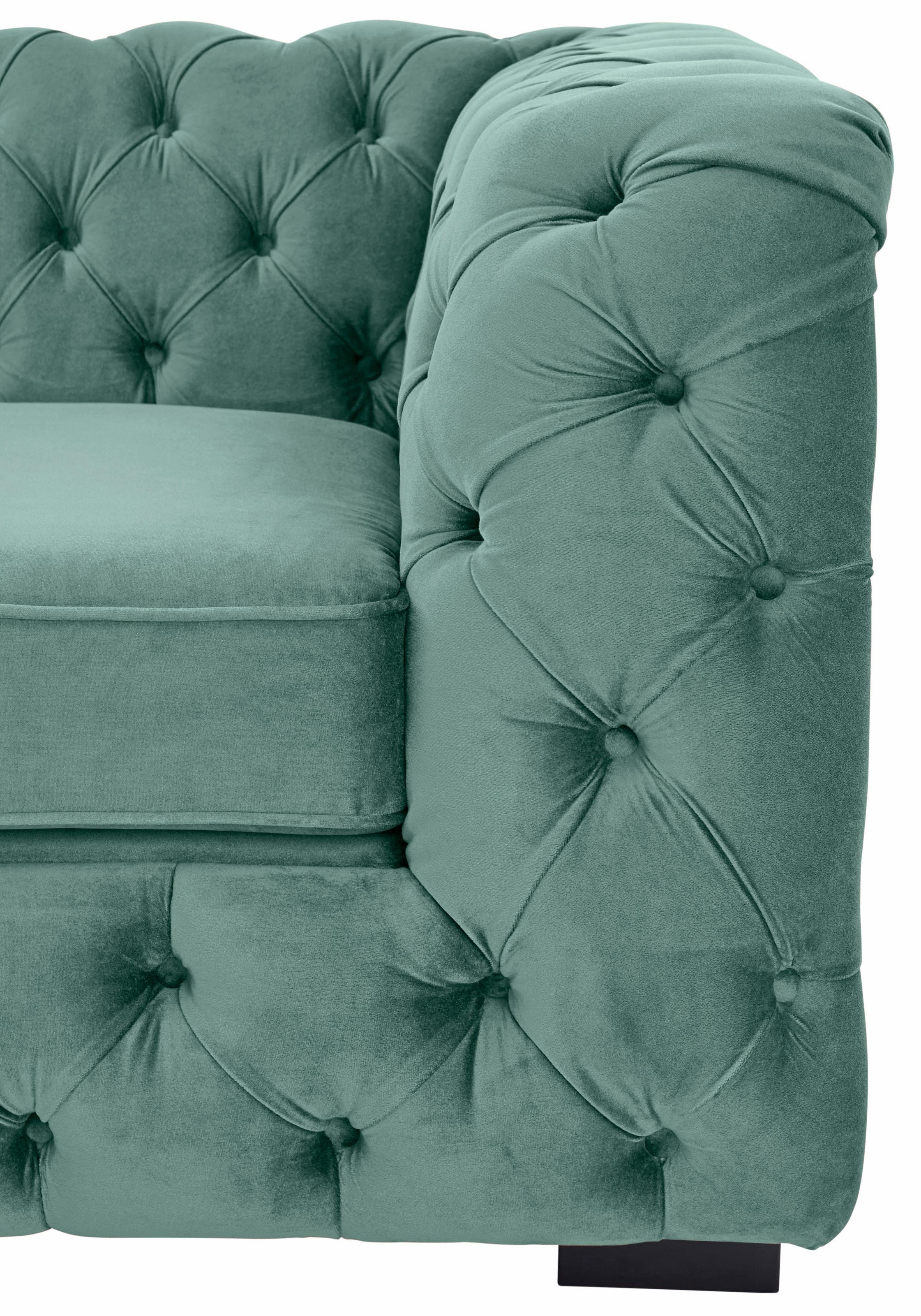 Guido Maria Kretschmer Home&Living Chesterfield-Sofa »Kalina«, mit klassischer Chesterfield-Knopfheftung