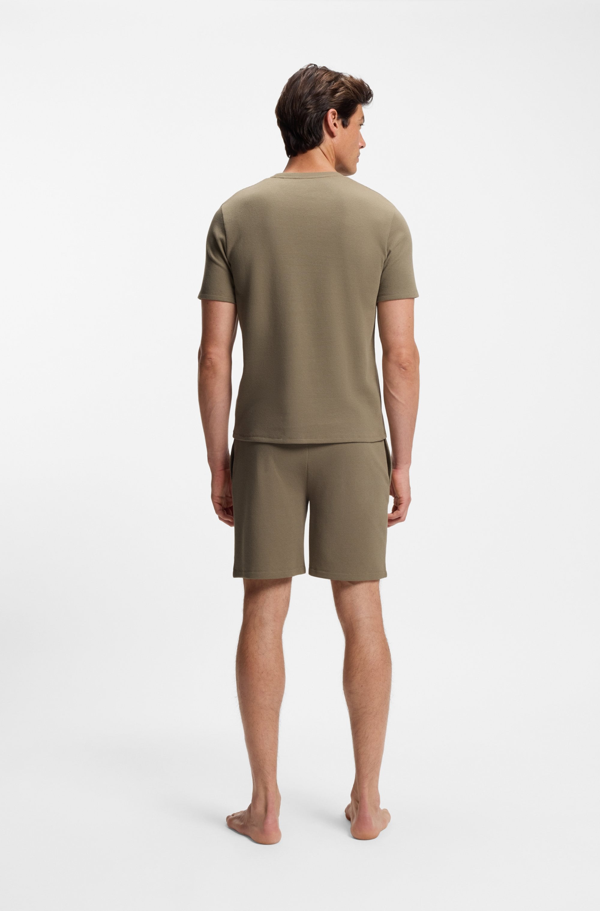 BOSS Pyjamaoberteil »Waffle T-Shirt«