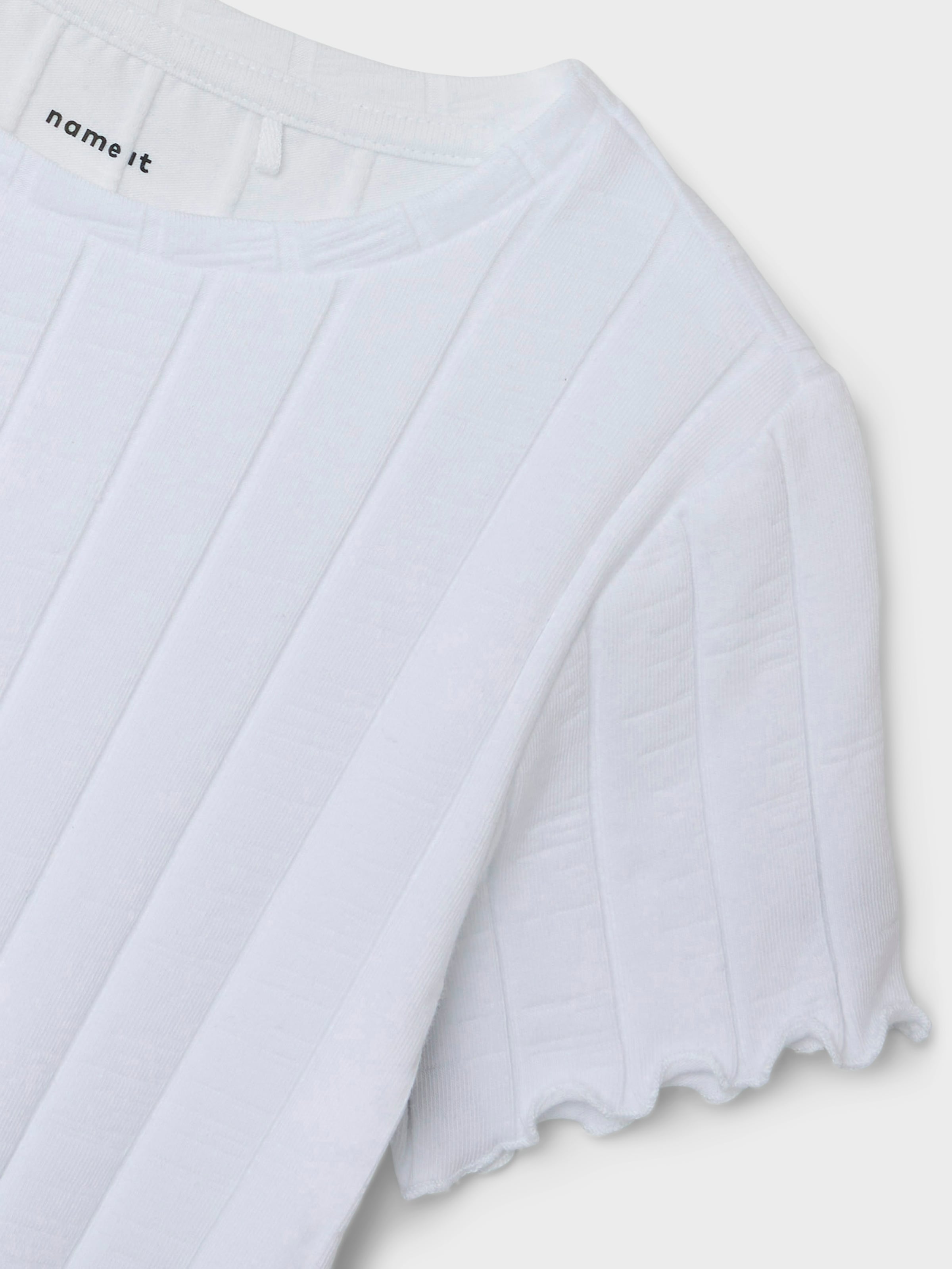 Name It T-Shirt »NKFNORALINA SS CROP TOP NOOS«