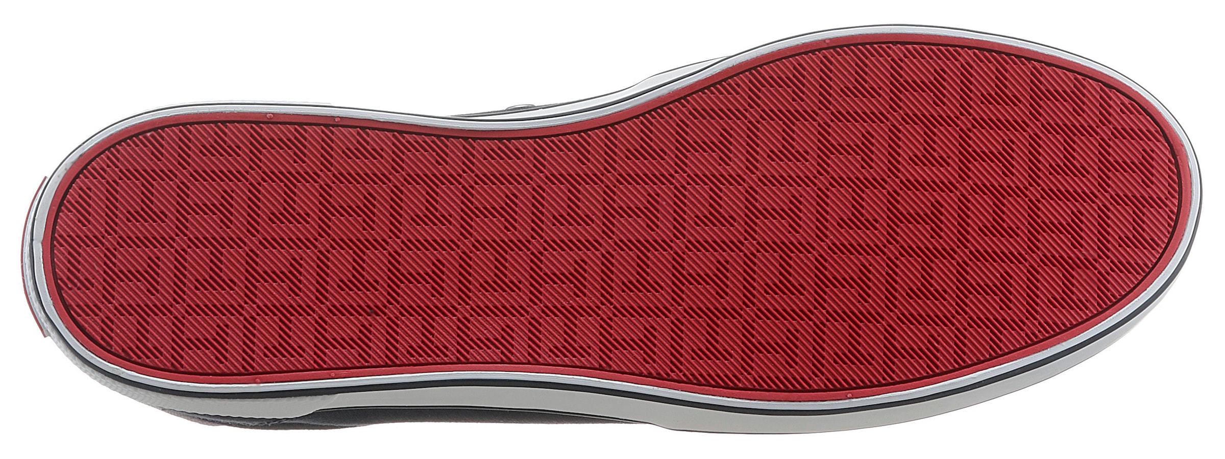 Tommy Hilfiger Slip-On Sneaker »ICONIC SLIP ON SNEAKER«, Slipper, Freizeitschuh, Halbschuh mit seitlichen Stretcheinsätzen