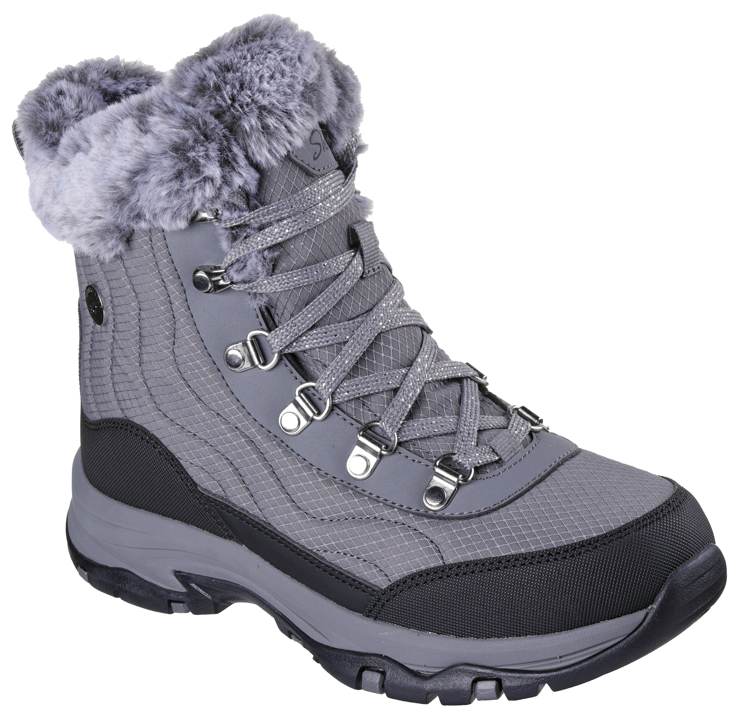 Skechers Winterboots »TREGO-STORMIE«  Snowboots, Schnürstiefel mit rutschhemmender Laufsohle