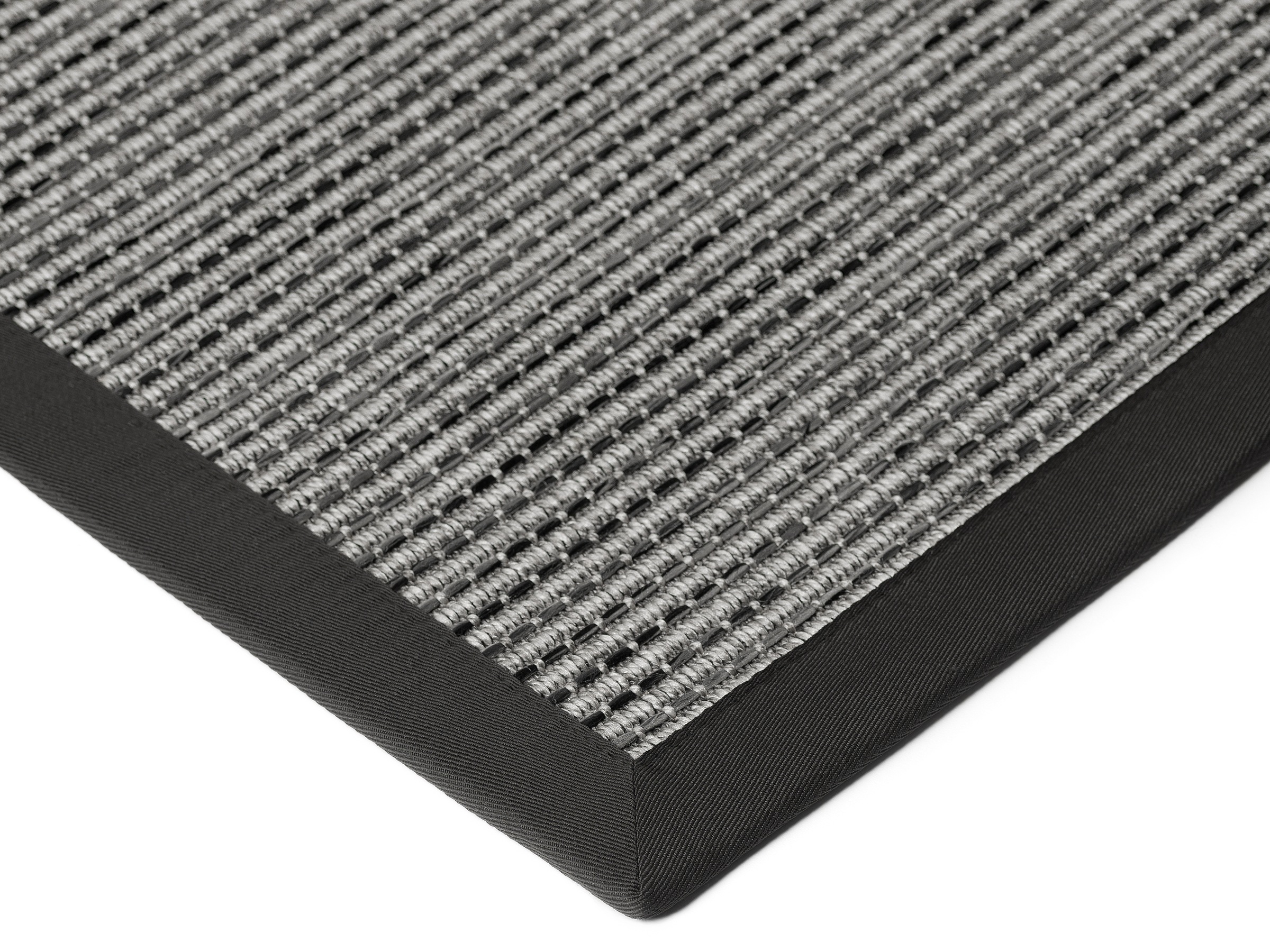 Dekowe Teppich »Basic S2 Stripes« rechteckig 10 mm Höhe meliert, Sisaloptik, mit Bordüre, In- und Outdoor geeignet