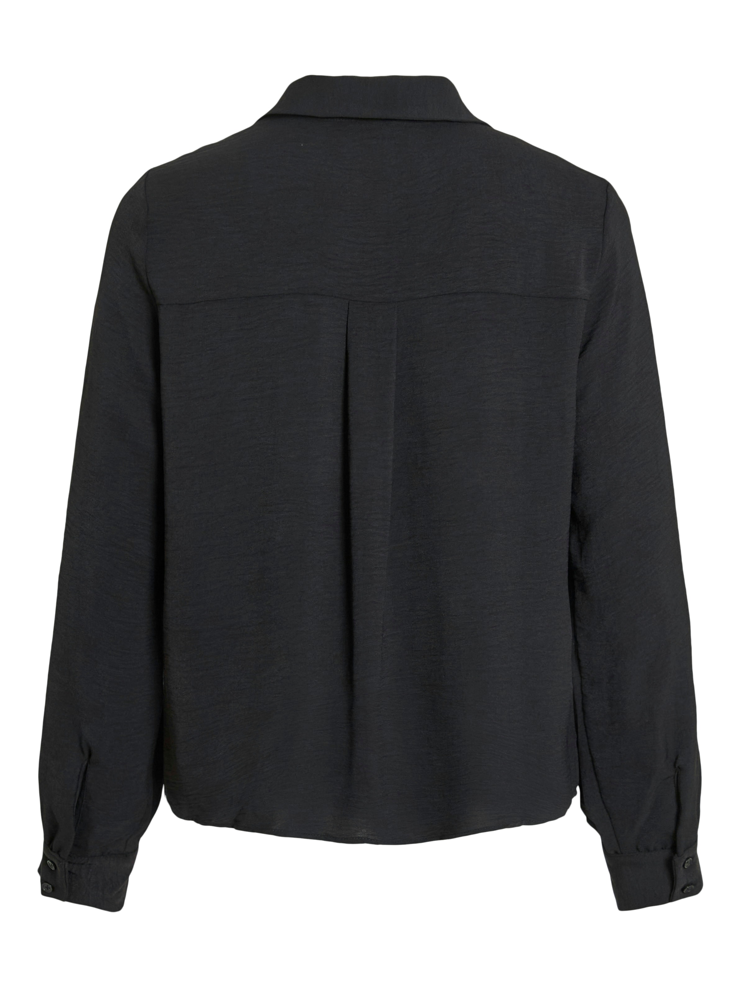 Vila Langarmbluse »VIJOSA L/S V-NECK SHIRT - NOOS«