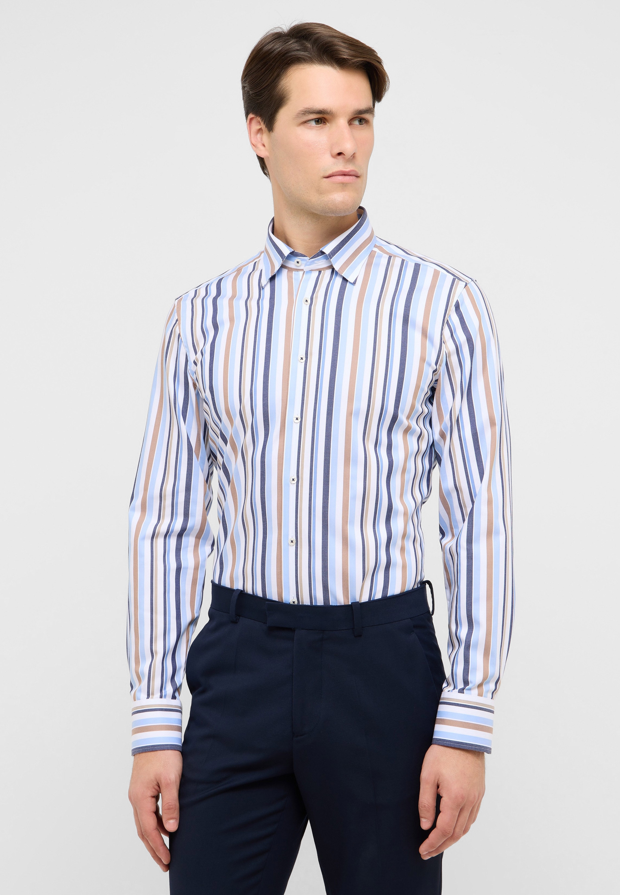 Eterna Langarmhemd »SLIM FIT« NON IRON (bügelfrei)