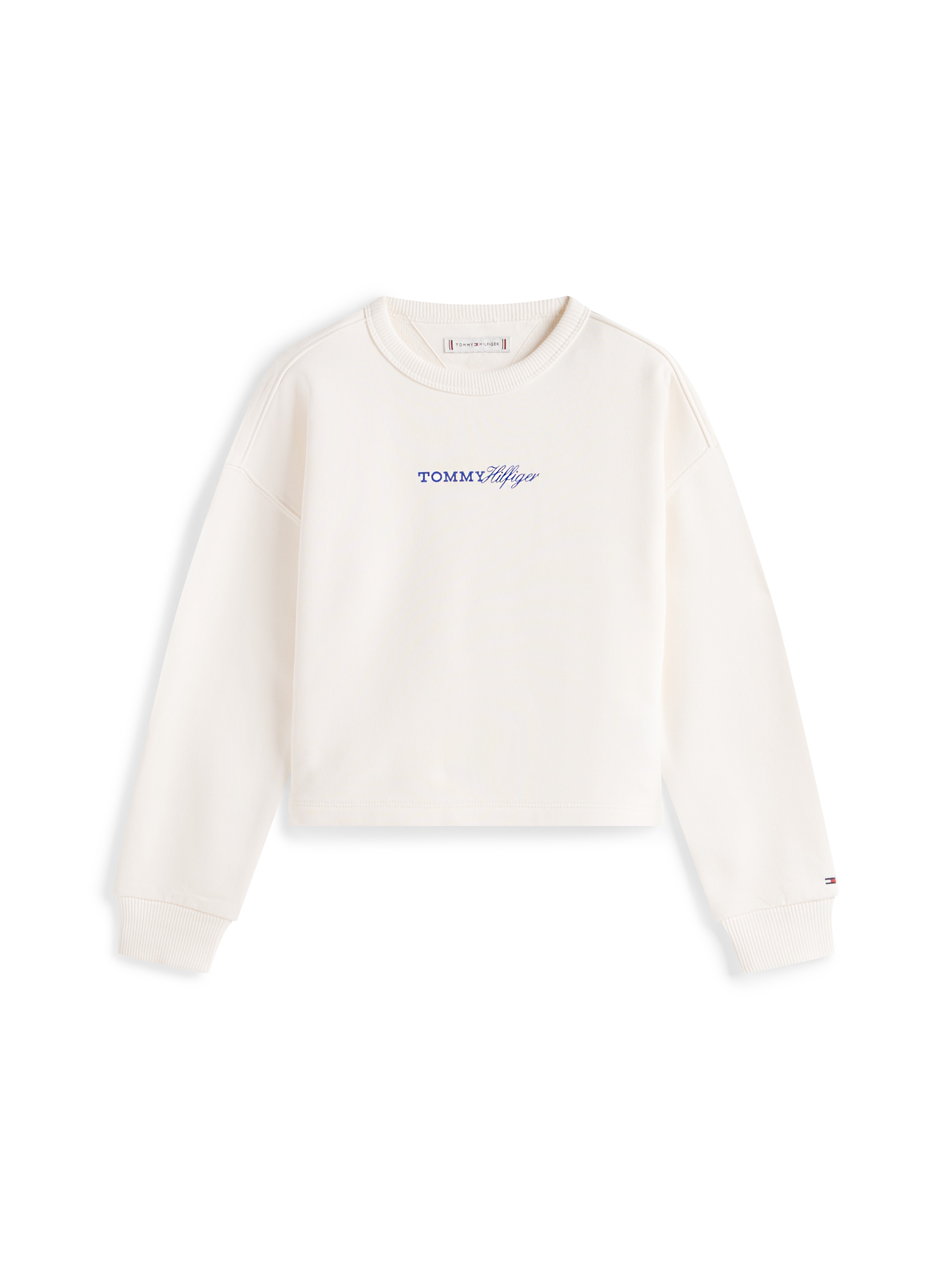 Tommy Hilfiger Sweatshirt »GLITTER TOMMY CREW«, Kinder bis 16 Jahre, regular fit
