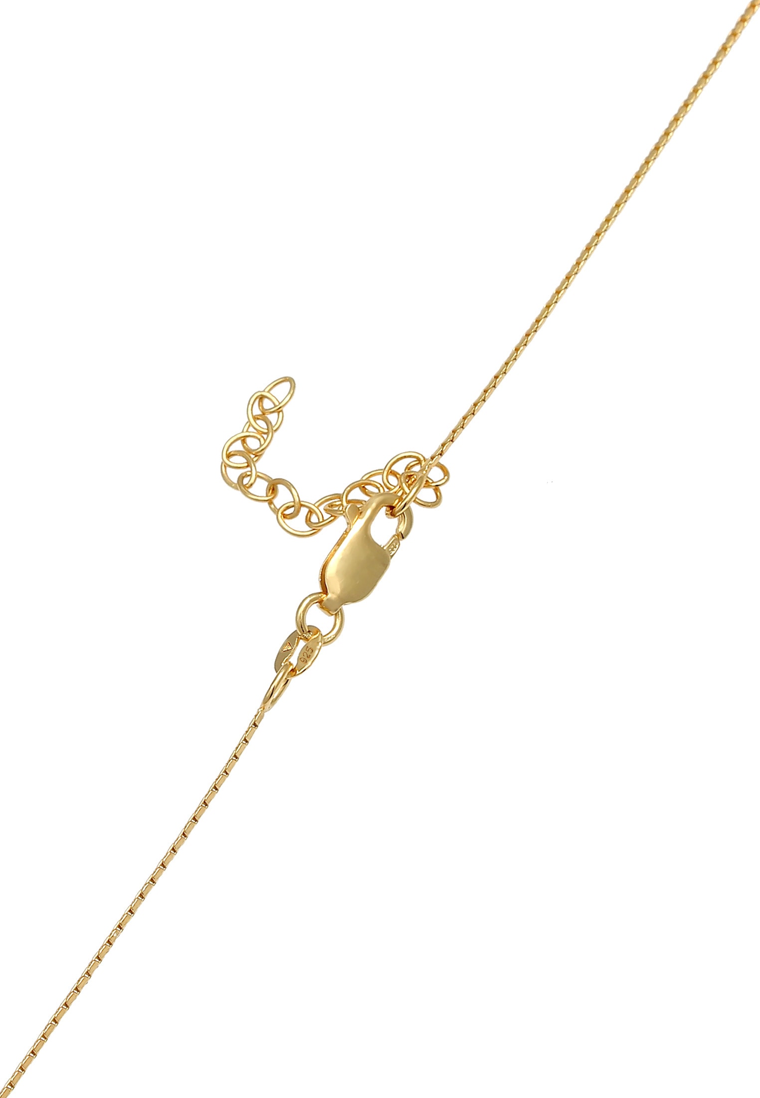 Elli Choker »Halskette Choker Venezia Kette Vierkant Basic 925 Silber«