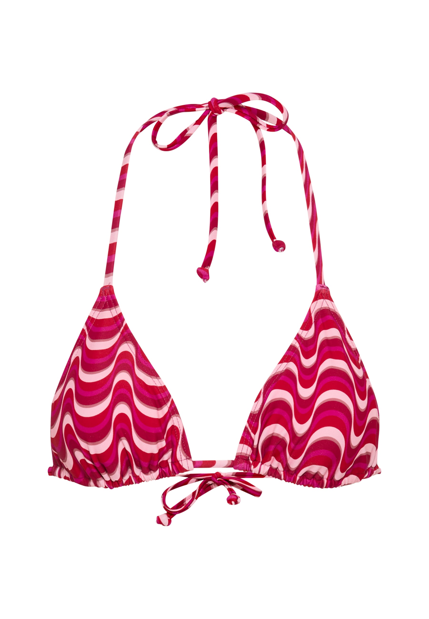 LSCN by LASCANA Triangel-Bikini-Top »Echo« mit trendigem Alloverprint