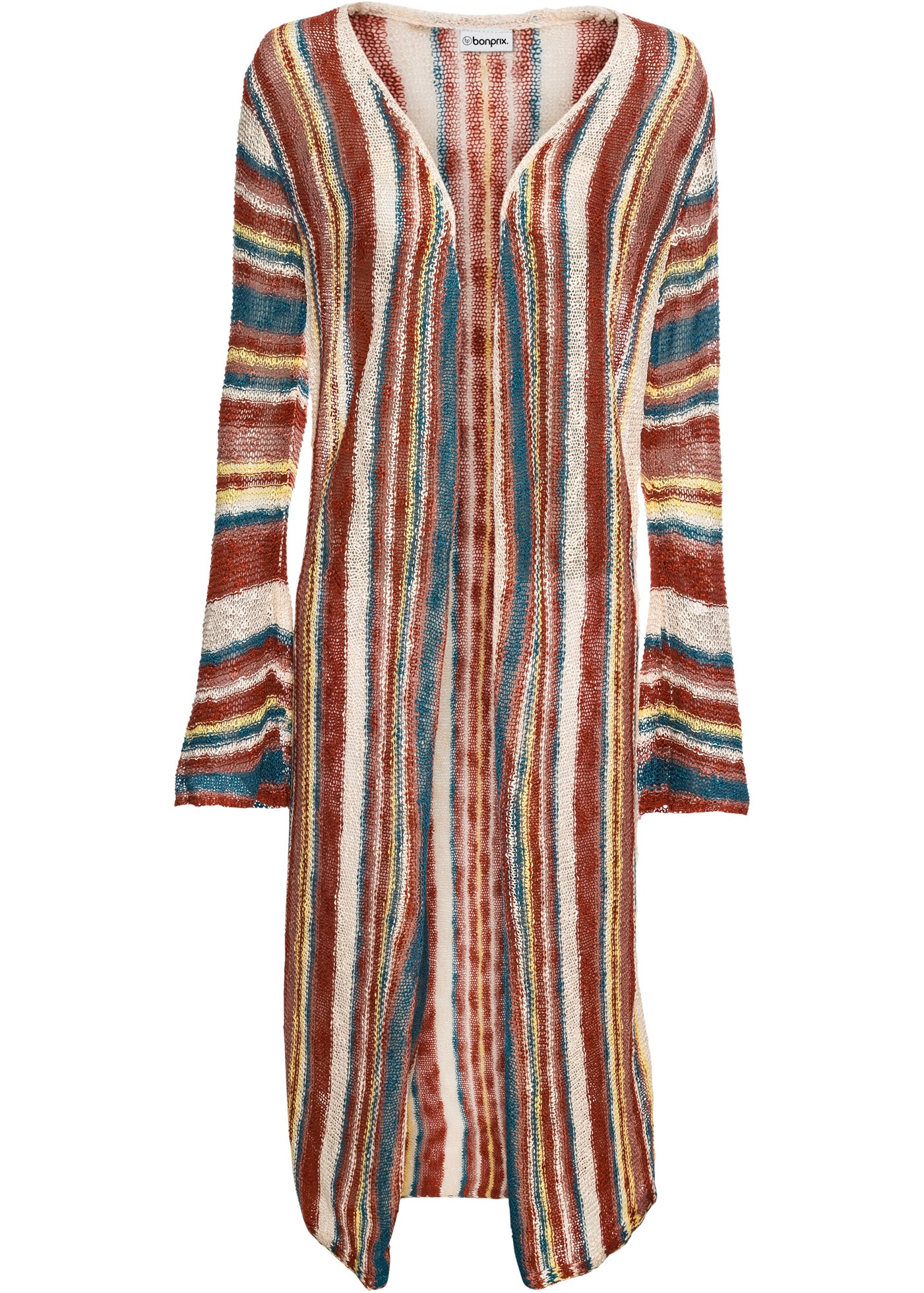 bonprix Strickmantel mit Tulpenärmeln und ohne Verschluss