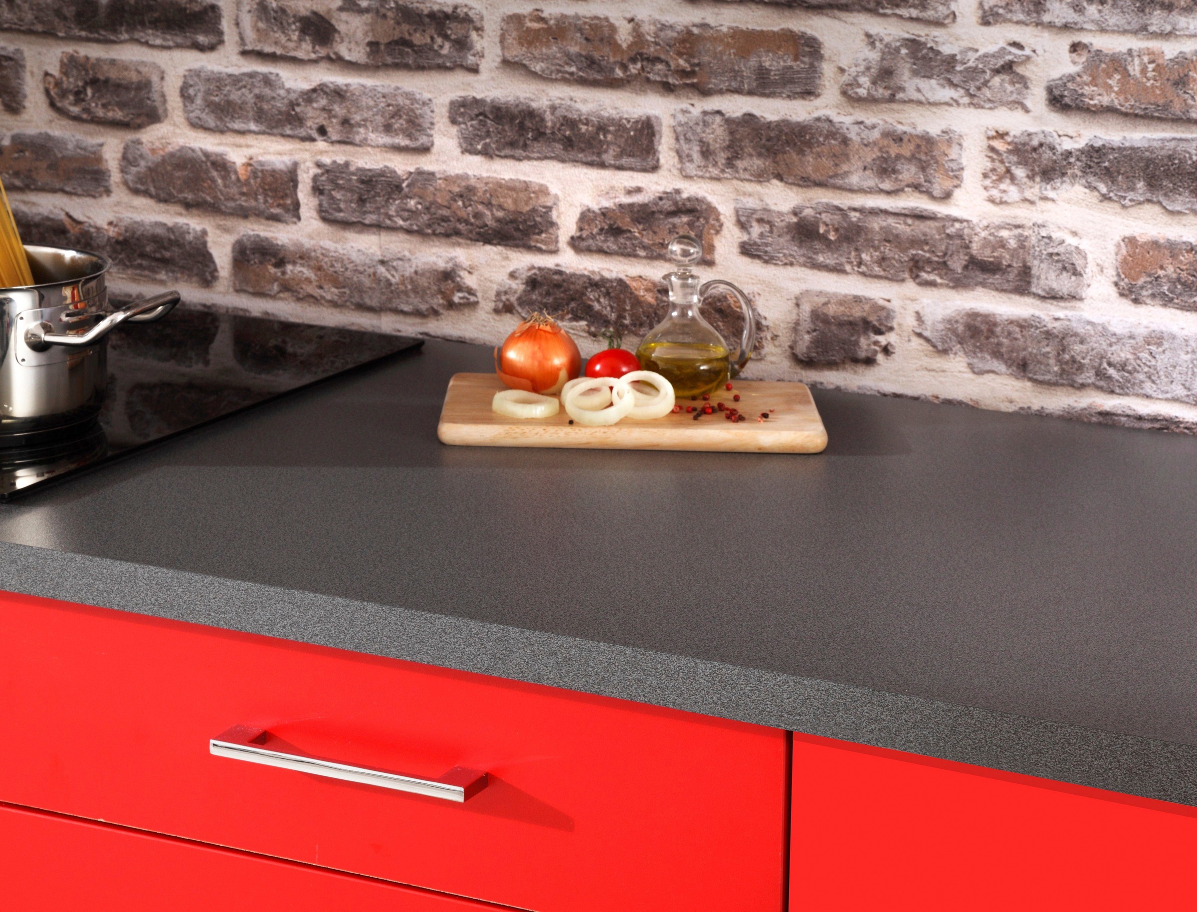 KOCHSTATION Küchenzeile »KS-Paris – Küchen mit einzigartigen Fotomotiven auf den Fronten« Breite 210 cm, wahlweise mit E-Geräten, mit Motivdruck