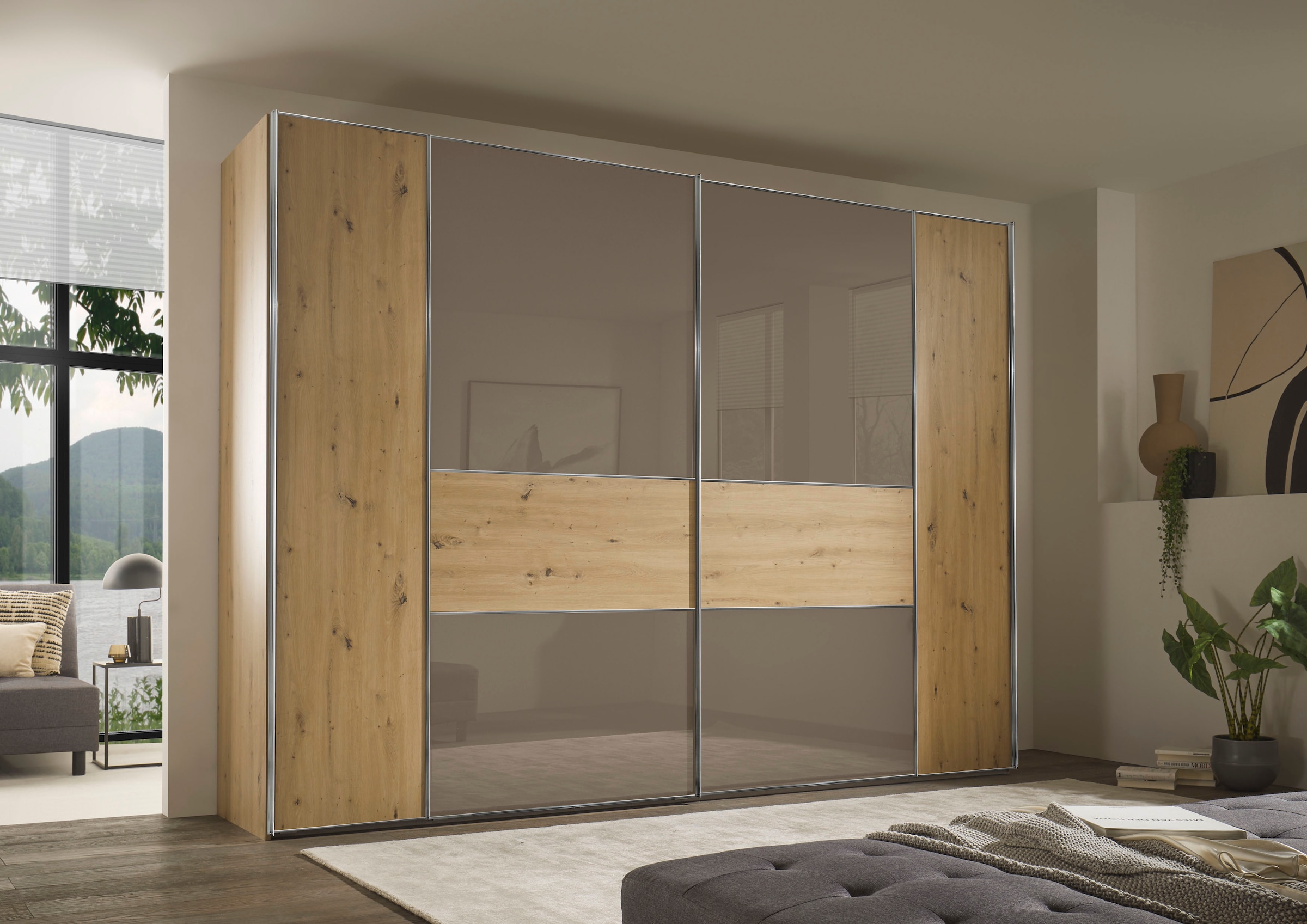 STAUD Schwebetürenschrank »Sonett 321C, Made in Germany« mit vier verschiedenen Ausstattungsvarianten