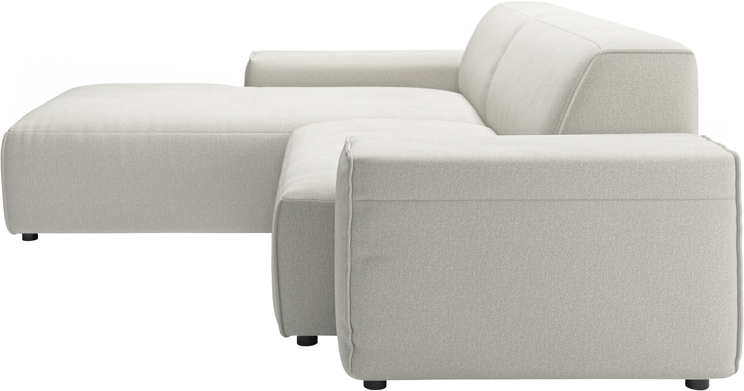 andas Ecksofa »Glimminge L-Form auch in Breitcord, Feincord + Easy care-Bezug,«, Breite 234, Zierkissen