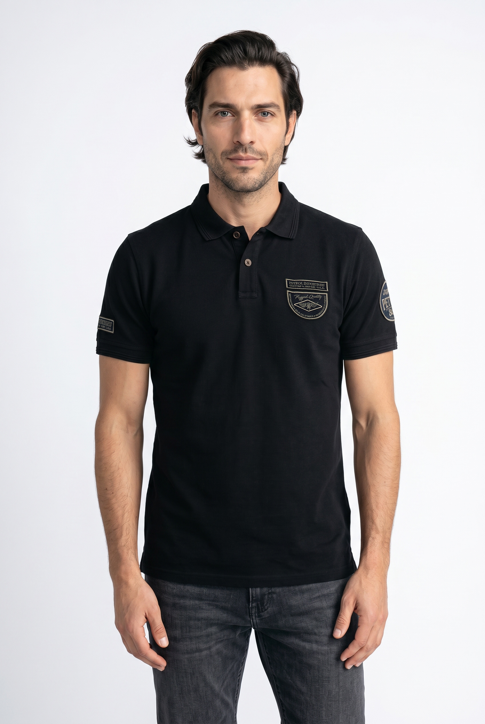 Petrol Industries Poloshirt »Men Polo Short Sleeve« mit Logo Stickereien