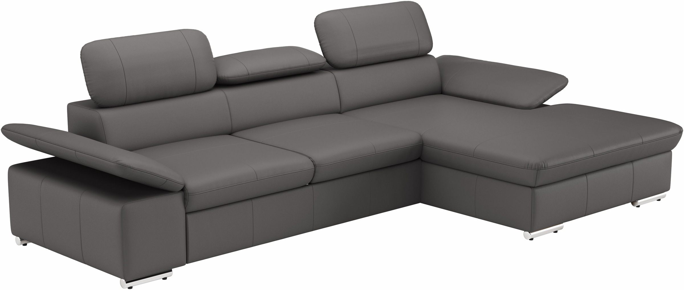 sit&more Ecksofa »Valantine L-Form«, inkl. Kopf- und Armteilverstellung, wahlweise mit Bettfunktion
