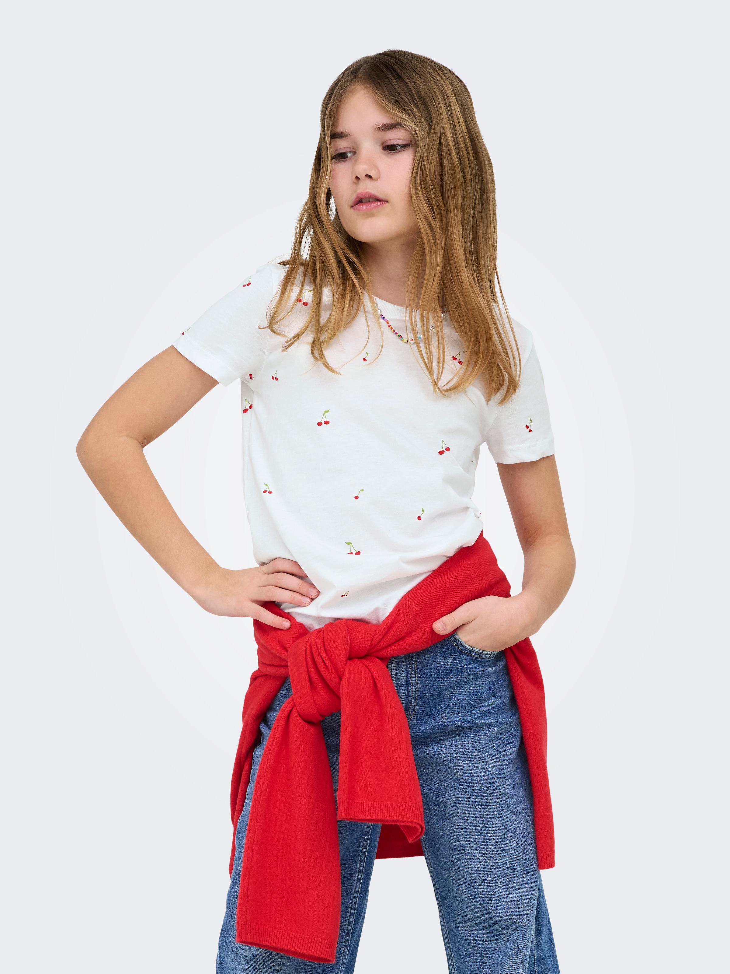 KIDS ONLY T-Shirt »KOGREX KETTY S/S TOP AOP JRS 3-PACK« Packung, 3 2x mit Brustmotiv und 1x Alloverprint