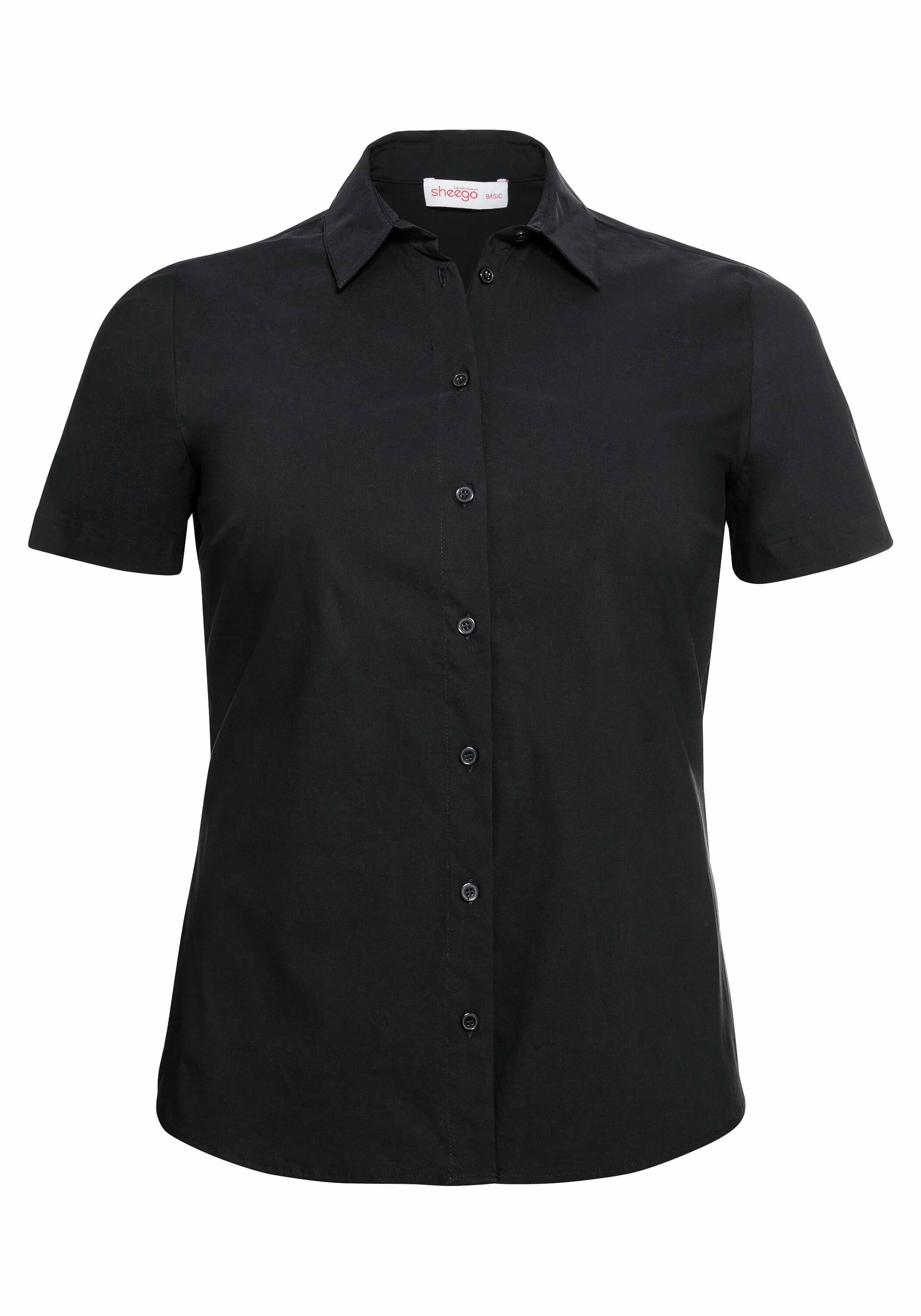 Sheego Hemdbluse »Bluse mit Stretch-Anteil«