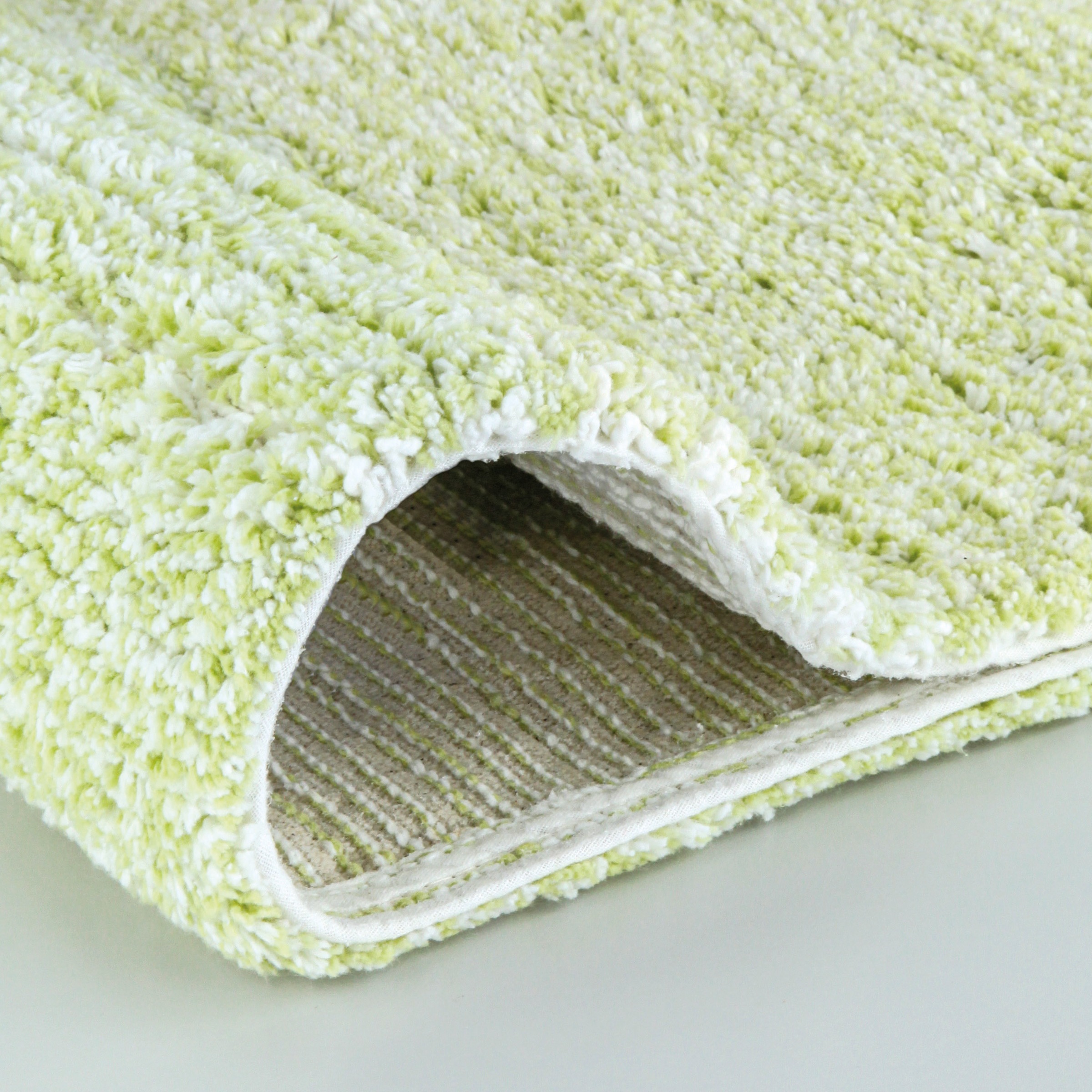 Kleine Wolke Badematte »»Planta«, Badvorleger, Badezimmer Teppich« Höhe 8 mm rutschhemmend beschichtet fußbodenheizungsgeeignet Badteppich, Uni Farben, Streifen Design, Hoch-Tief Effekt