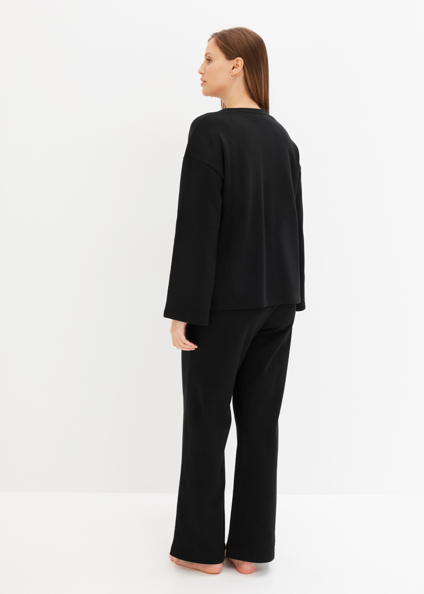 bonprix Hausanzug Set,  Oversize-Passform, im Casual-Stil, aus Baumwolle