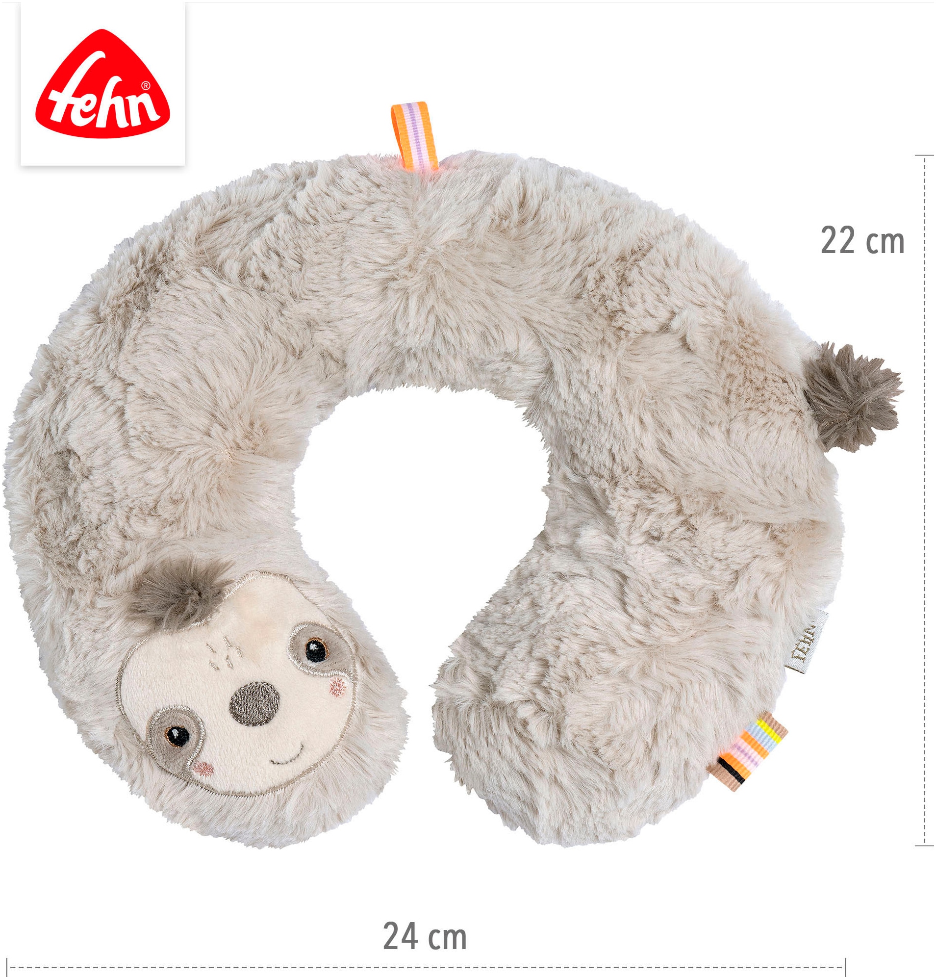 Fehn Nackenkissen »Lazy, Crazy & Pink, Faultier«