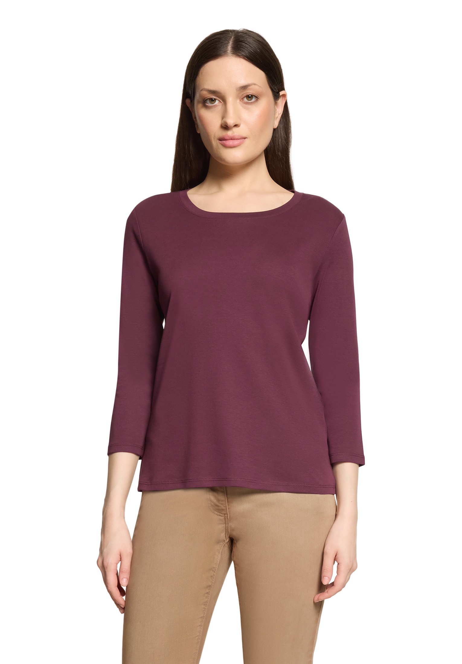 Betty Barclay Rundhalsshirt »Basic Shirt mit Rundhalsausschnitt«