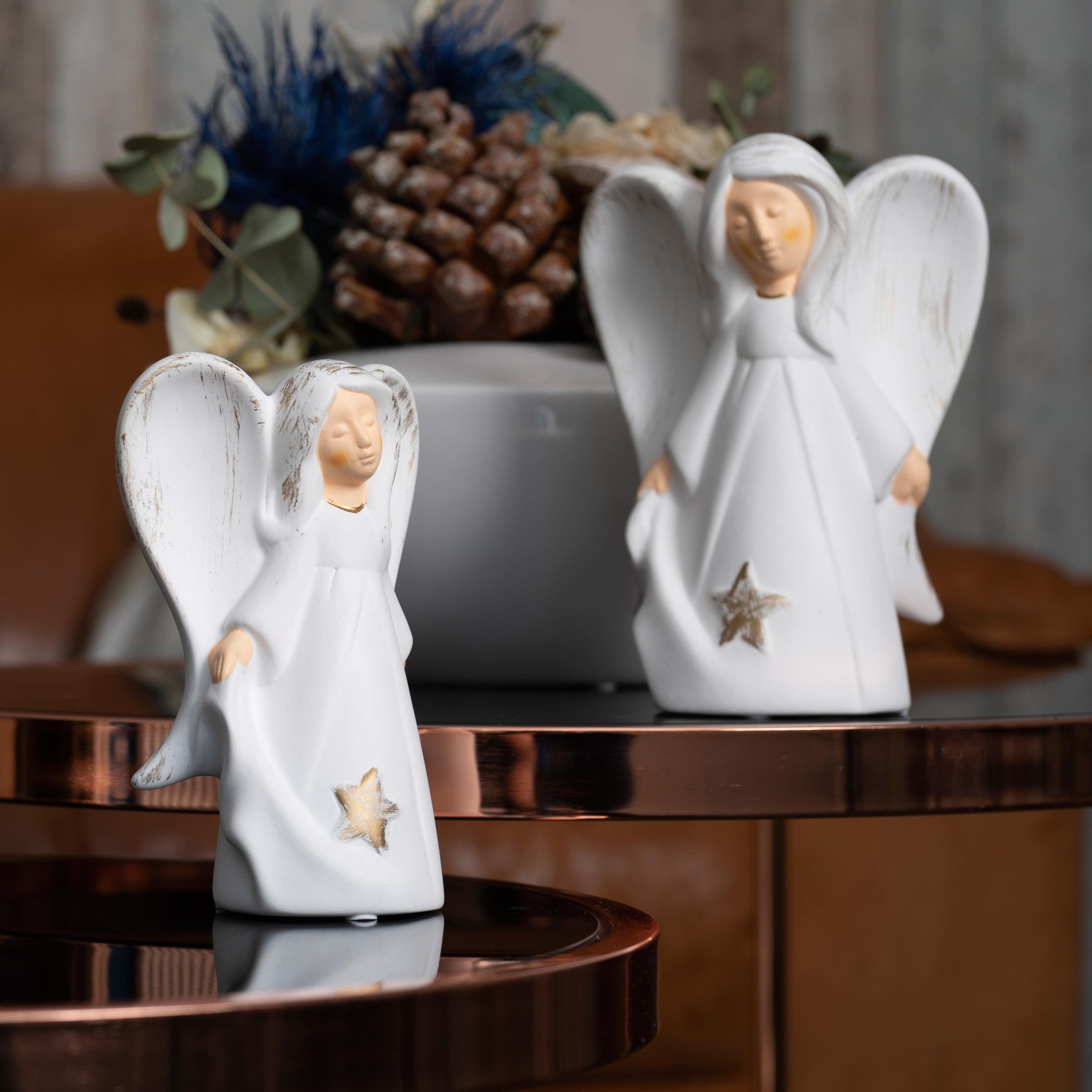 Zum Schnäppchenpreis VALENTINO Wohnideen Engelfigur »Engel Martha, Weihnachtsdeko« kaufen OTTO Shop im Online