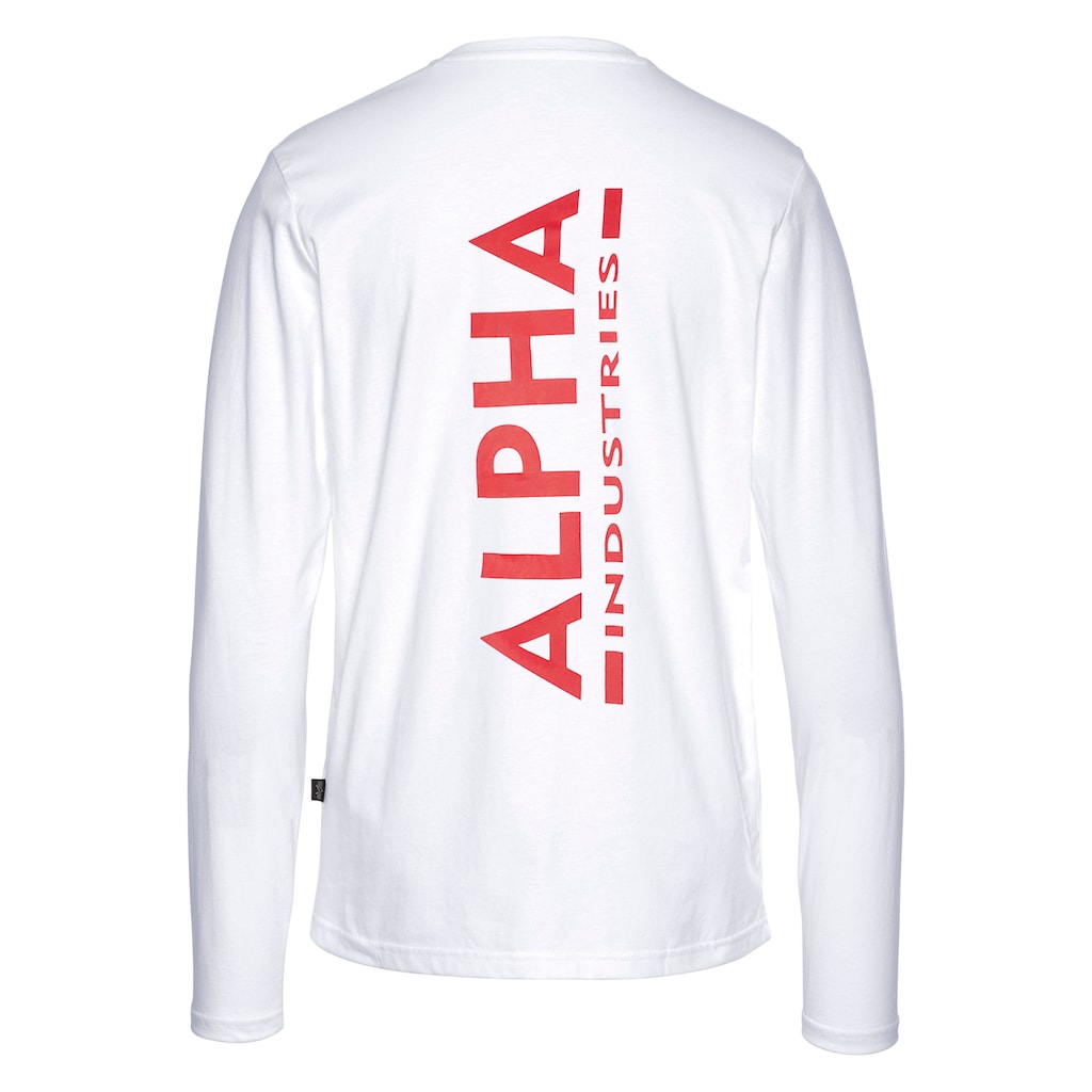 Alpha Industries Langarmshirt »Back Print L«