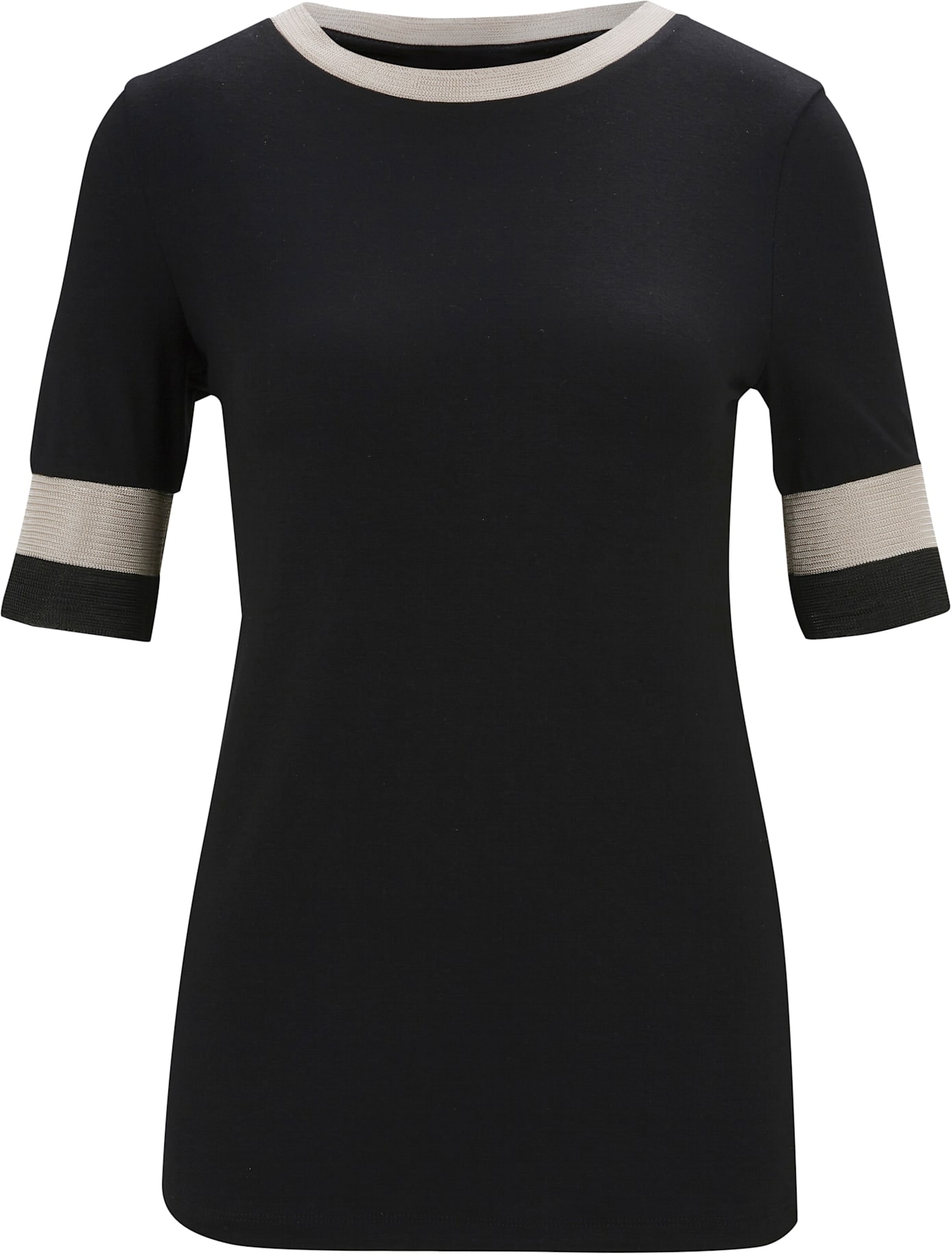 heine Rundhalsshirt »Rundhals-Shirt«, (1 tlg.)