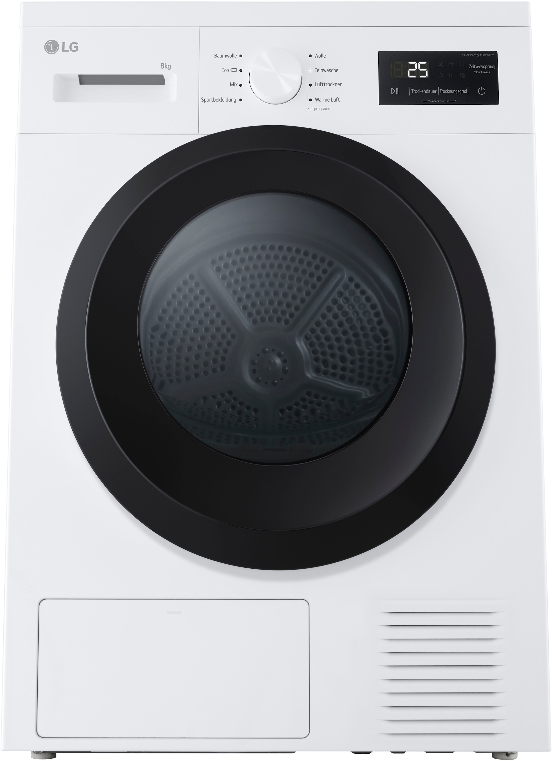 LG Wärmepumpentrockner »RT80B2« Sicherheitsglastür