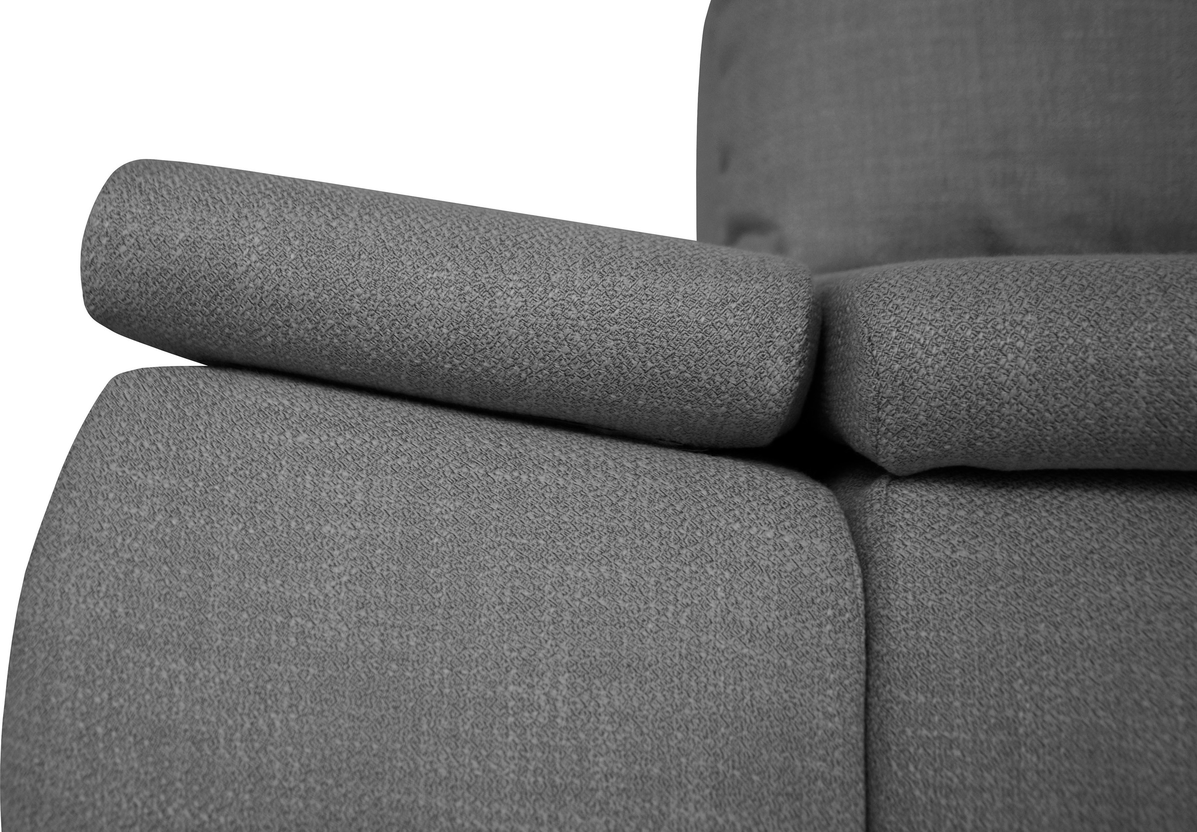Home affaire Ecksofa »Acra L-Form«, mit Bettfunktion und Bettkasten, in Mattenoptik