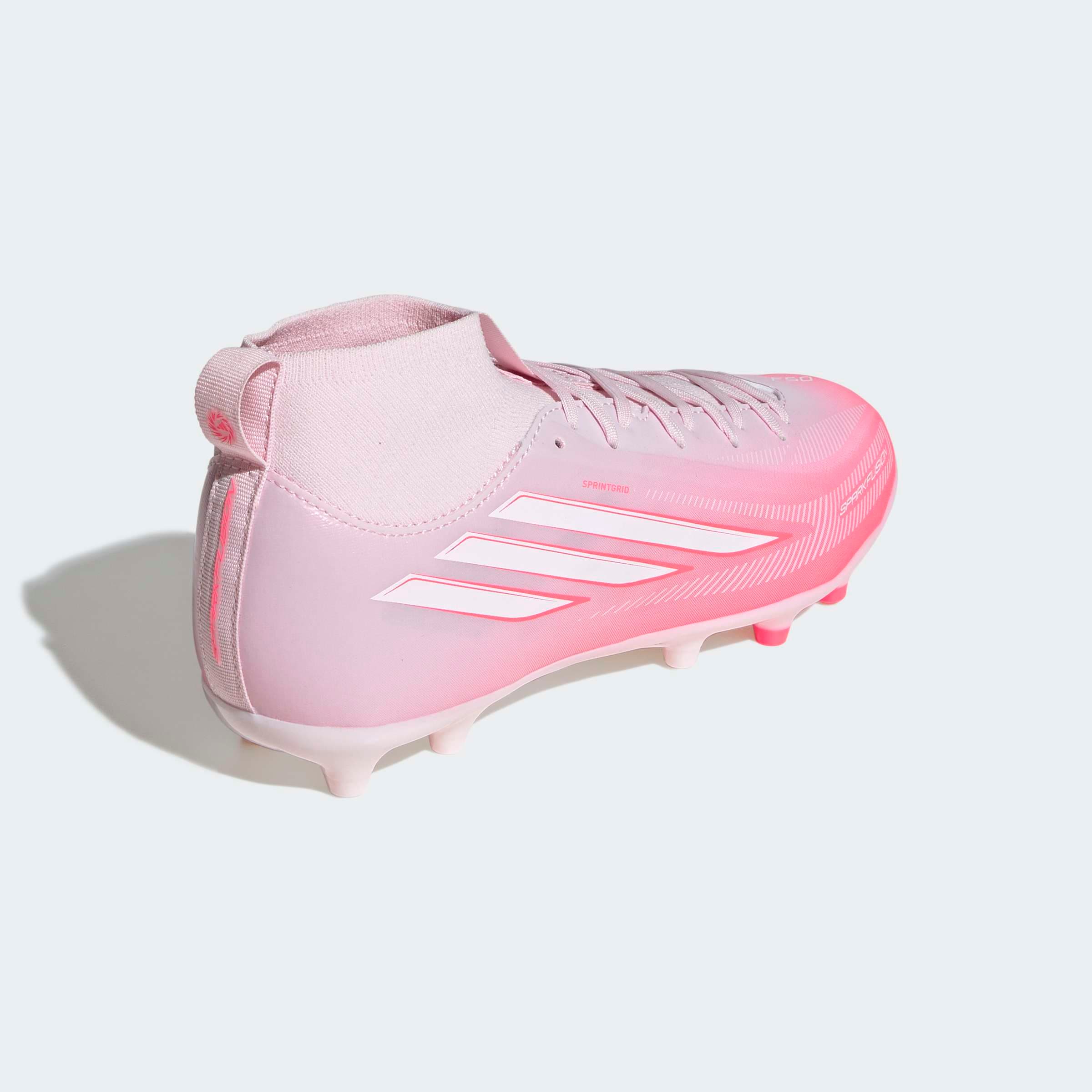 adidas Performance Fußballschuh »F50 SPARKFUSION LEAGUE KIDS , FESTE BÖDEN / KUNSTRASEN, HALBHOCH GESCH«  für Rasen und Kunstrasenplätze geeignet, für Jugendliche & Kinder