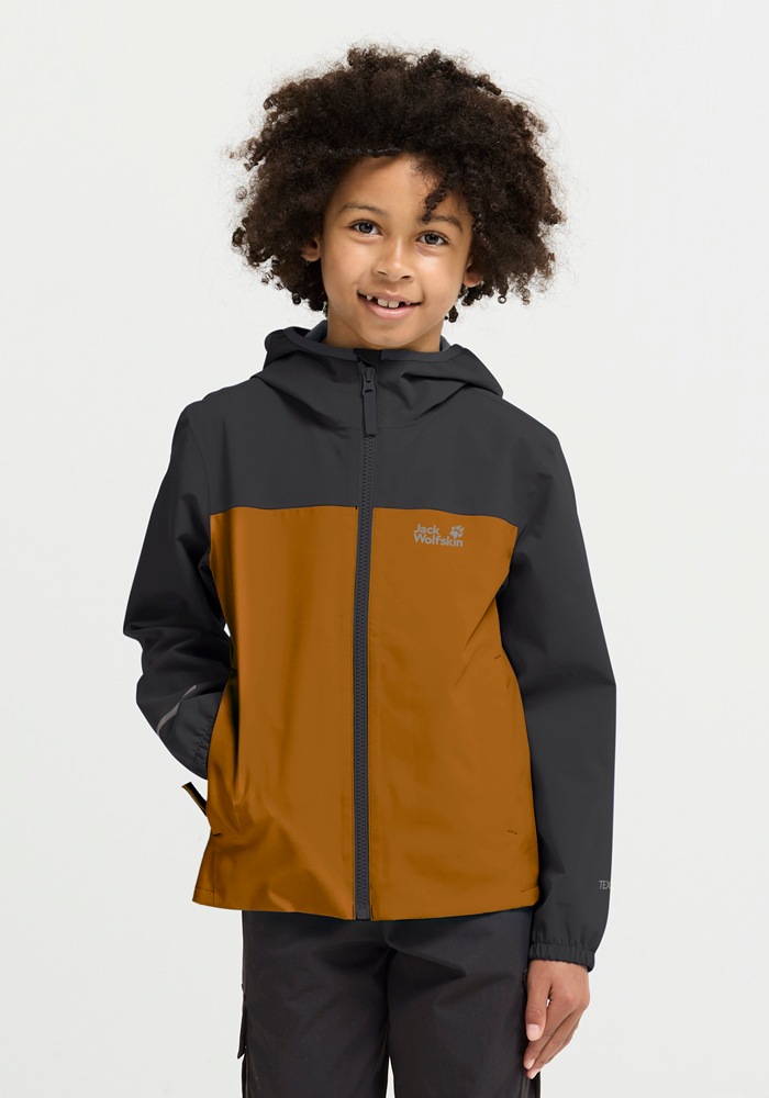 Jack Wolfskin Regenjacke »ADVENTURETRIBE 2L JKT K« Wasserdicht, atmungsaktiv, Übergangsjacke