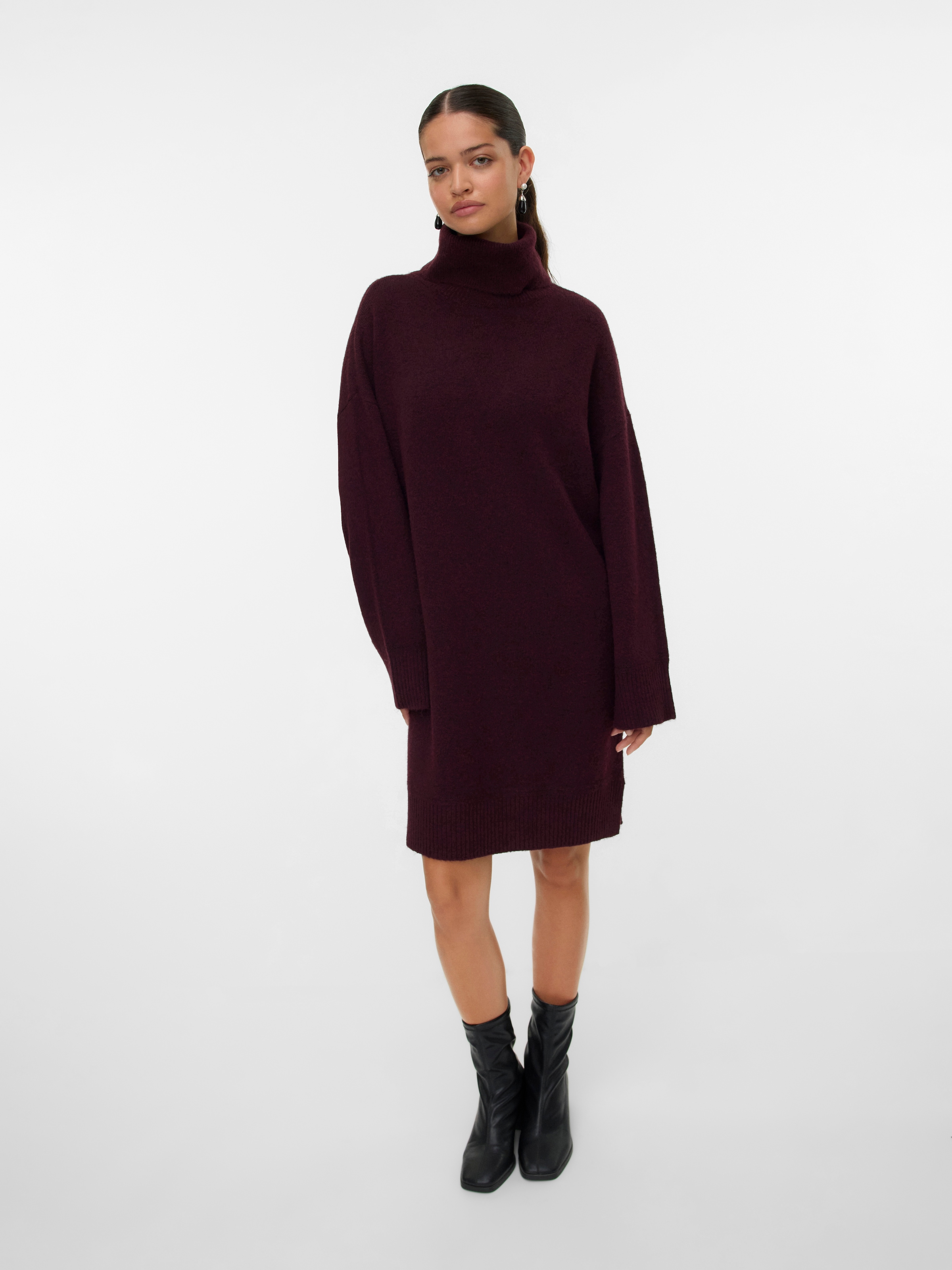 Vero Moda Strickkleid »VMAQUARIUS LS ROLLNECK SHORT DRESS BF«