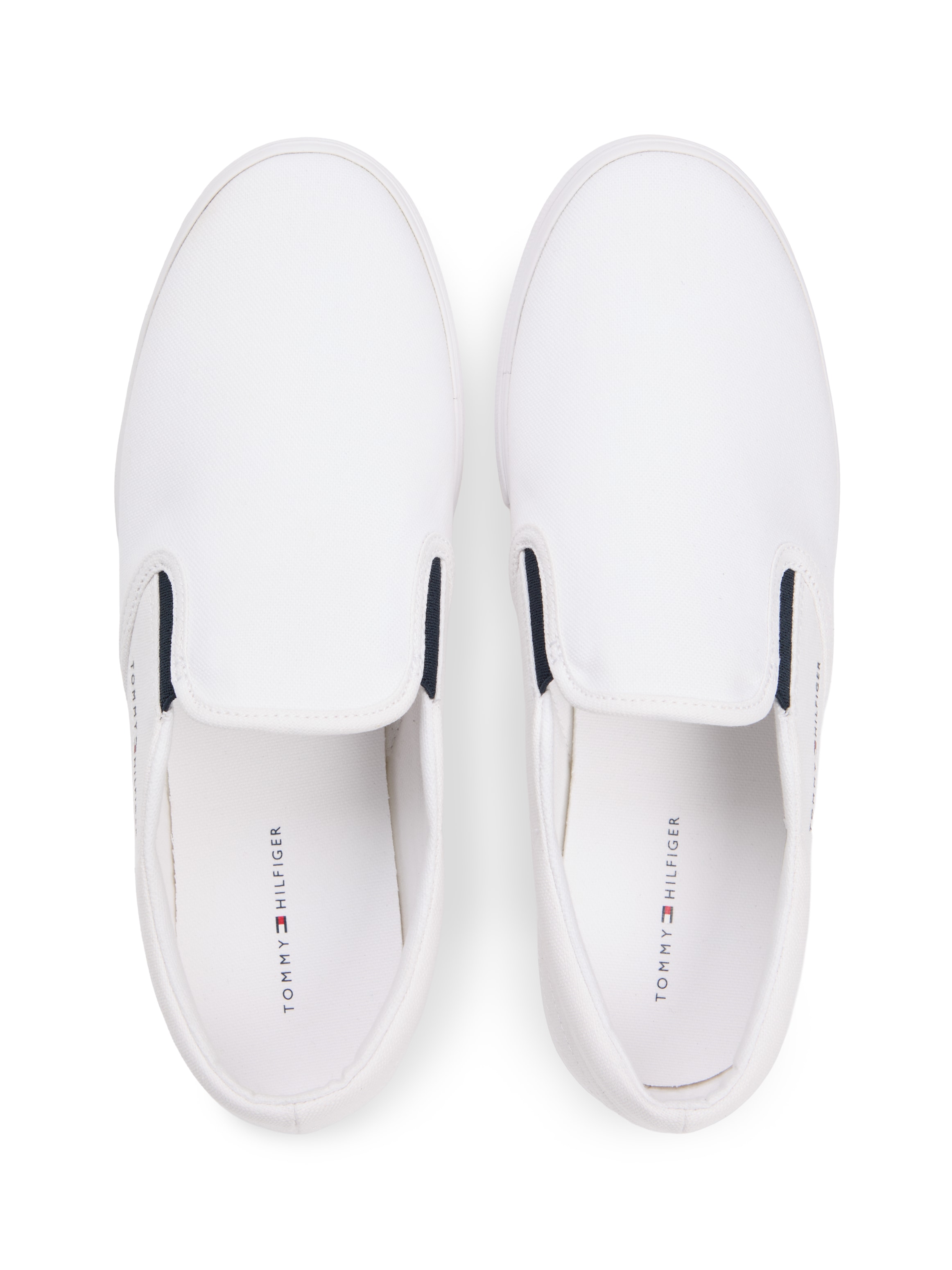 Tommy Hilfiger Slip-On Sneaker »VULC CORE SLIP ON«  Freizeitschuh, Halbschuh, Slipper mit seitlichem Logoschriftzug