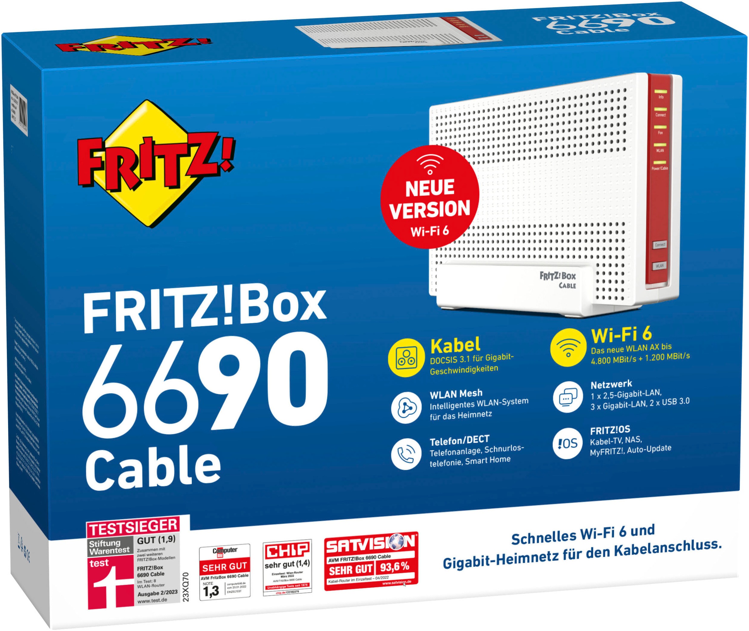 AVM WLAN-Router »FRITZ!Box 6690 Cable«