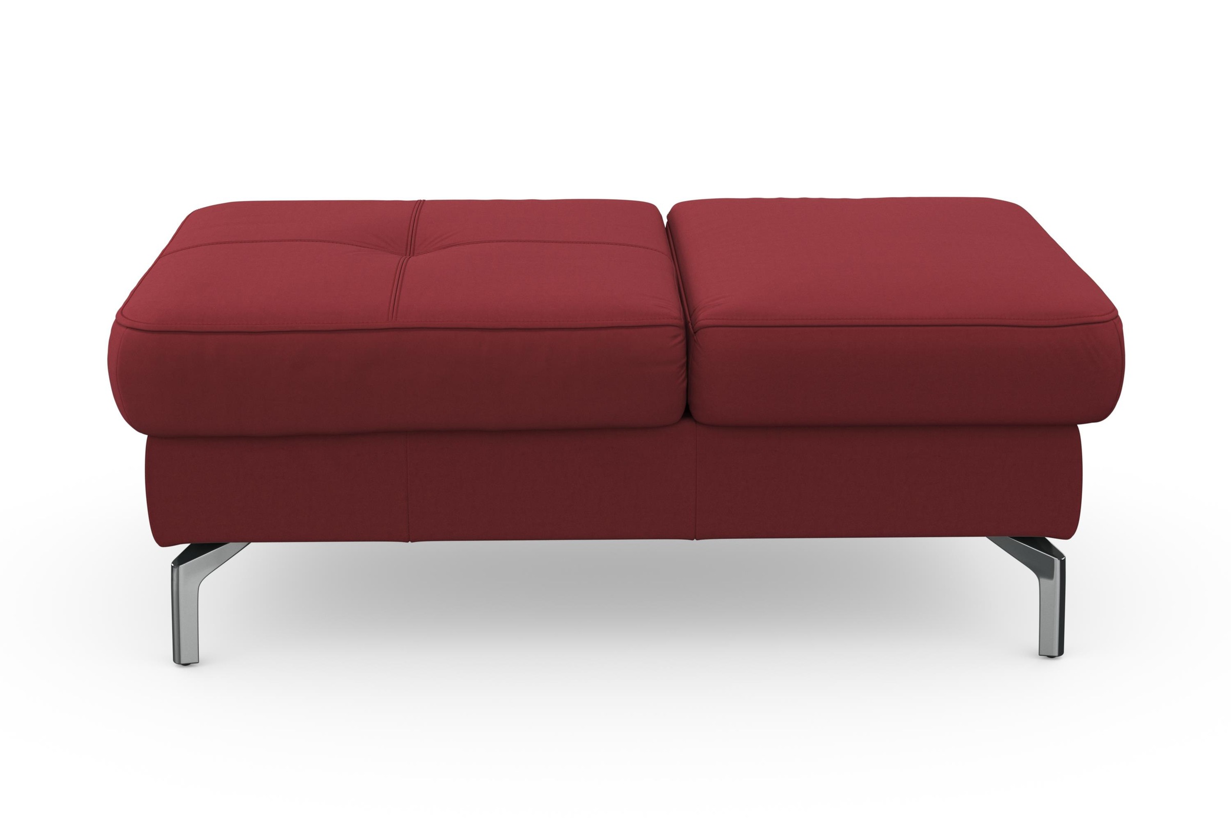 sit&more Hocker »Bendigo«, mit Klappfunktion, Bodenfreiheit 15 cm, wahlweise in 2 Fußfarben