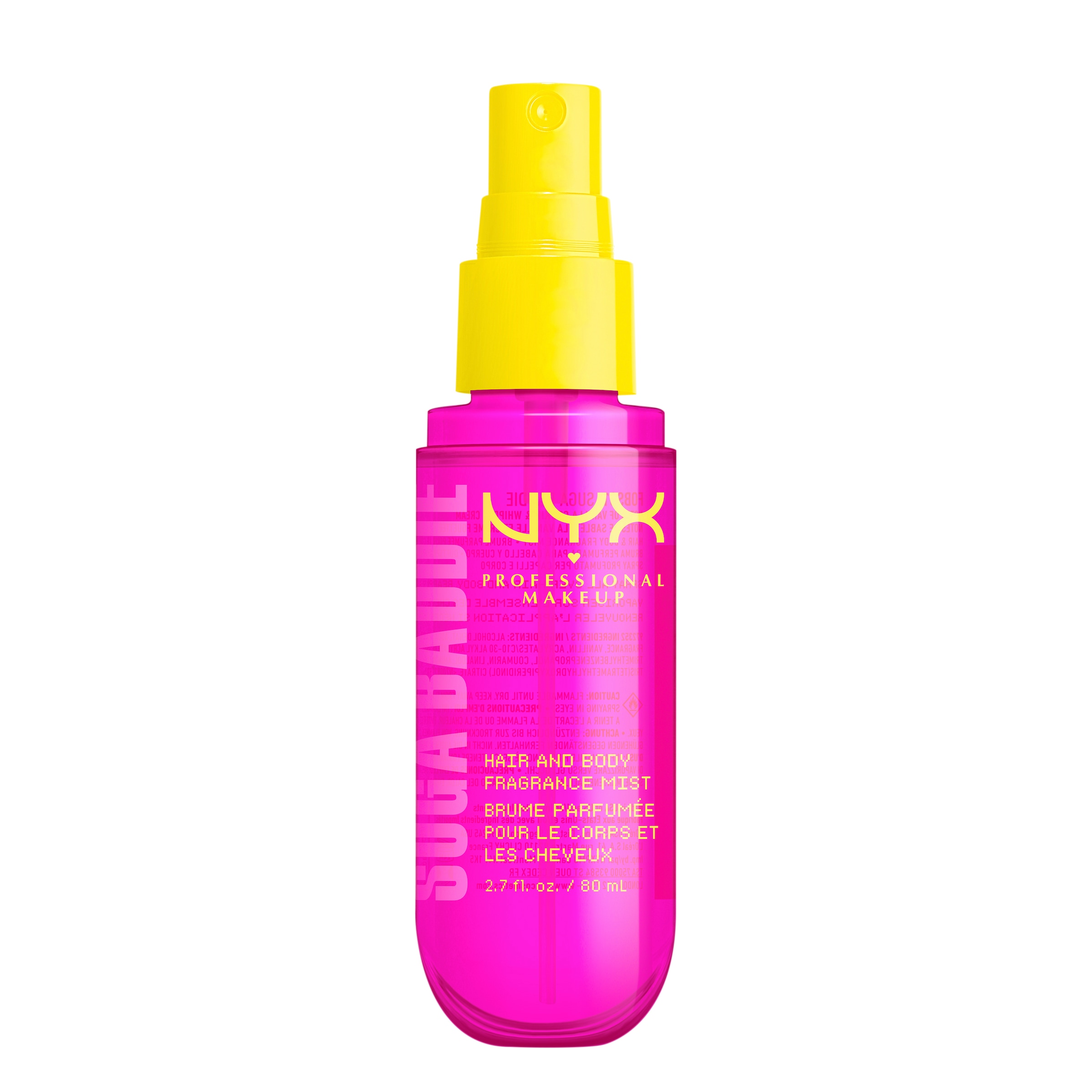 NYX PROFESSIONAL MAKEUP Bodyspray »SUGA BADDIE HAIR & BODY MIST« duftet nach Vanilla & Cream für ultimative Baddie-Vibes