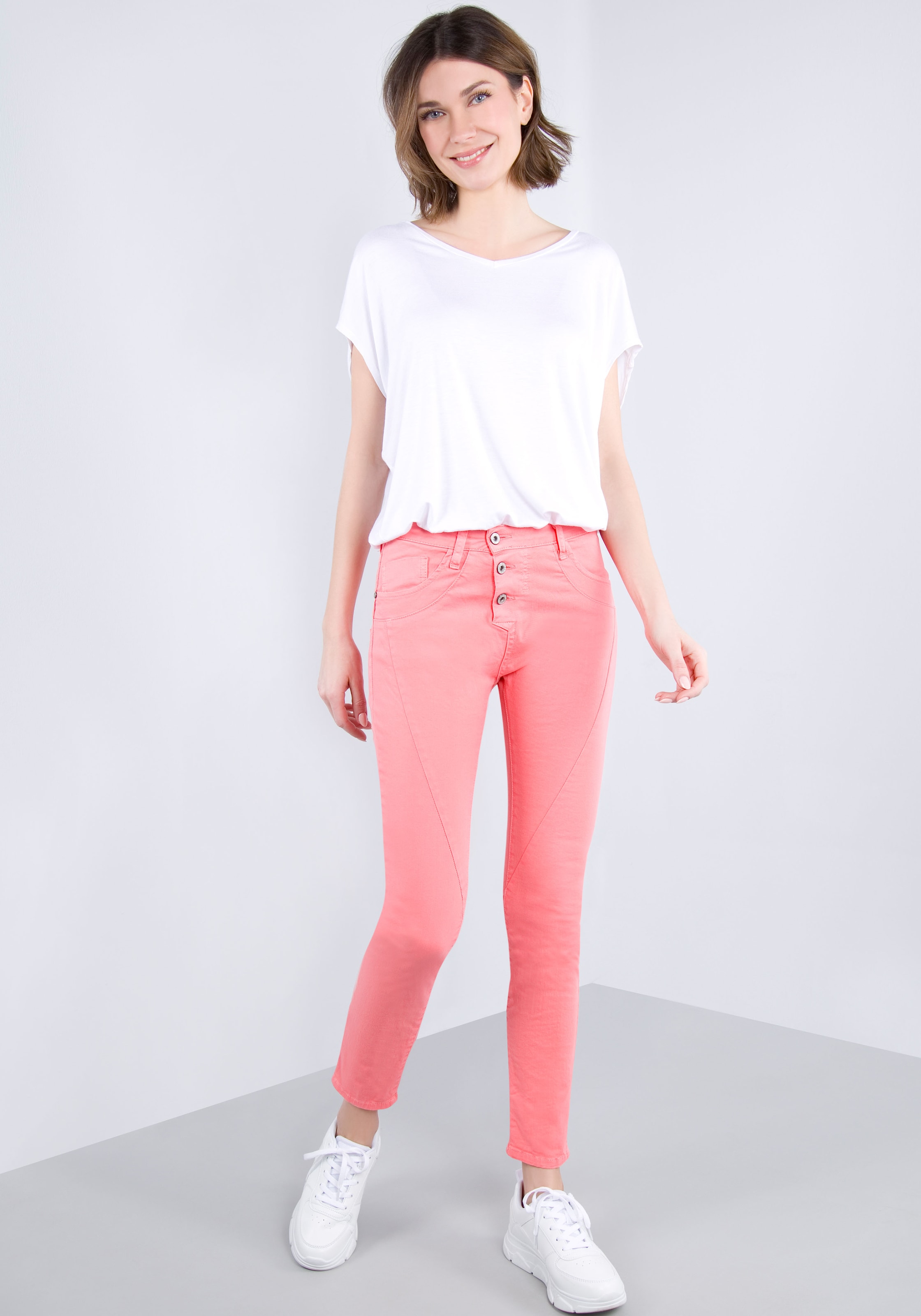 Please Jeans 5-Pocket-Jeans »P78A«, Crinkle Optik