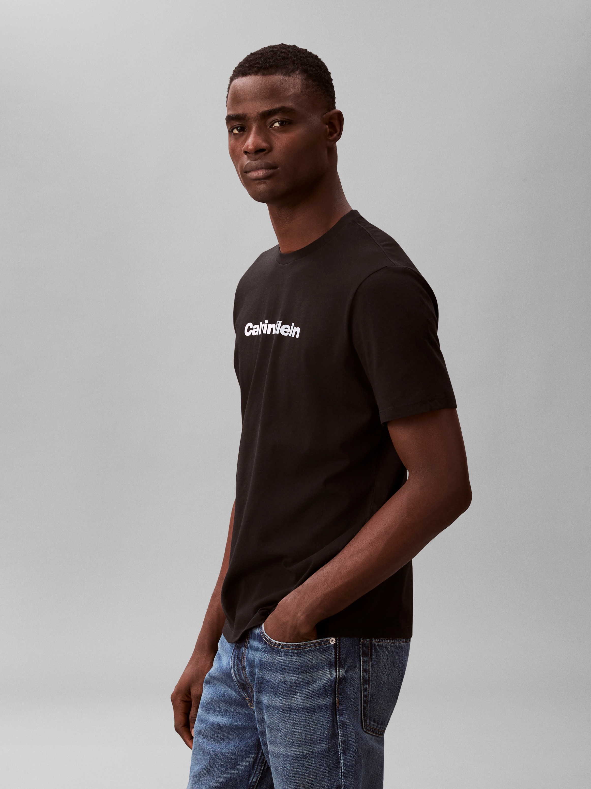 Calvin Klein Jeans T-Shirt »JEANS GRAPHICS« Regular fit mit Markenprint