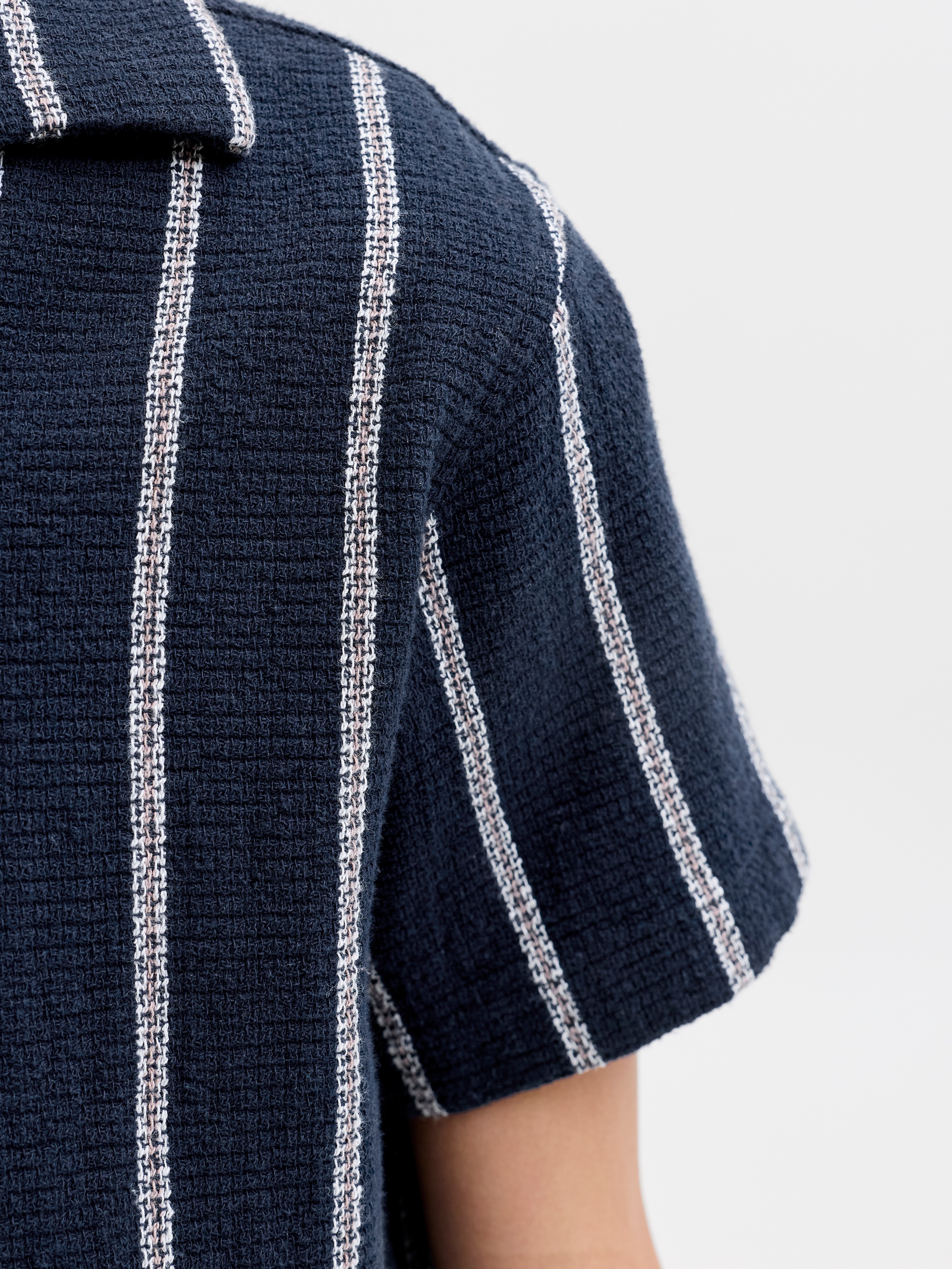 Jack & Jones Junior Kurzarmhemd »JORCOBA STRIPE RESORT SHIRT SS SN JNR«