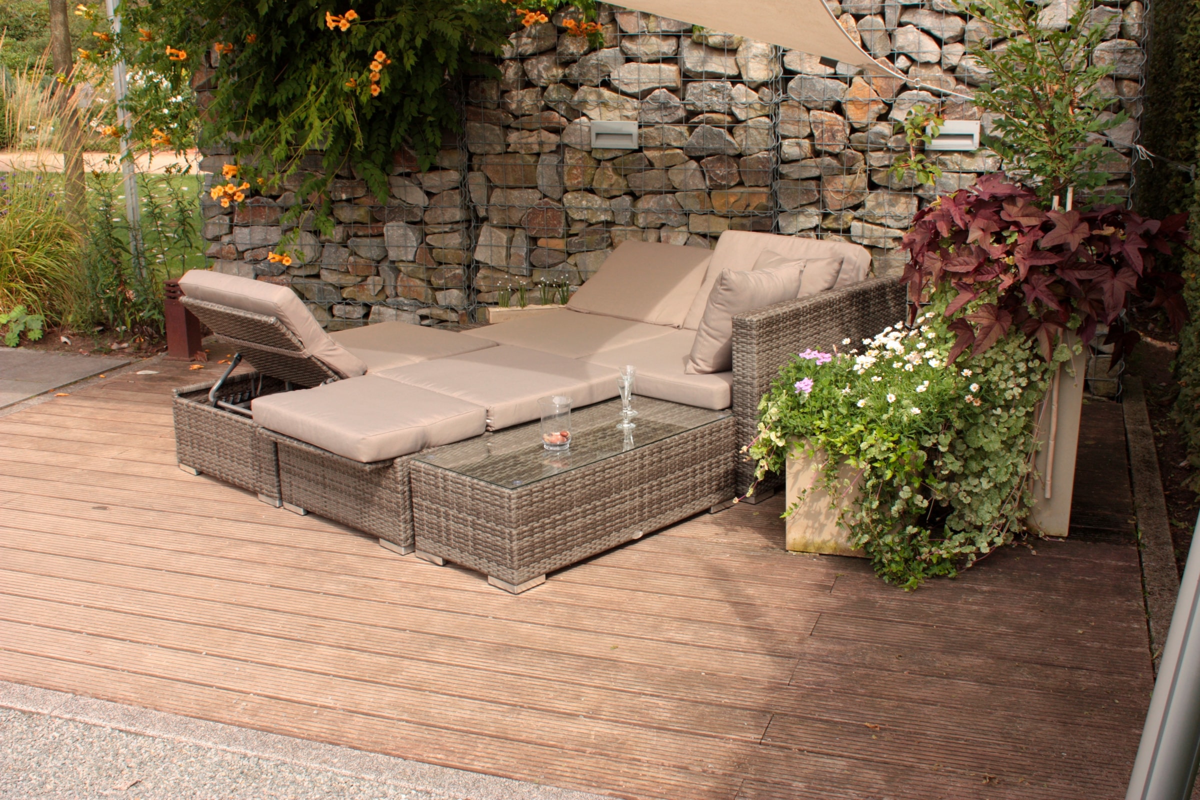 Garden Pleasure Gartenlounge-Set »Alcudia«, (Set)