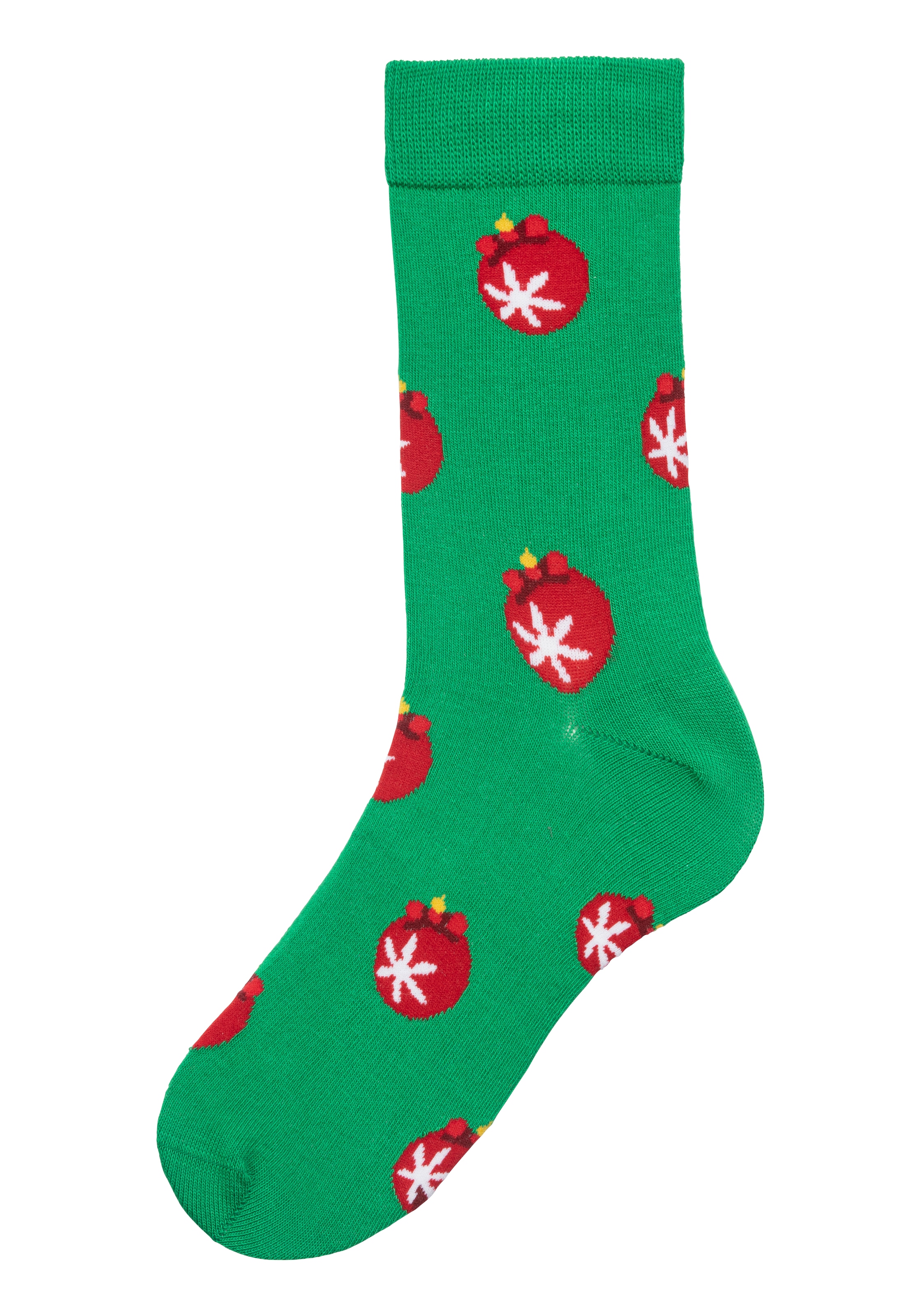 John Devin Socken, (Packung, 3 Paar), mit unterschiedlichen Weihnachtsmotiven