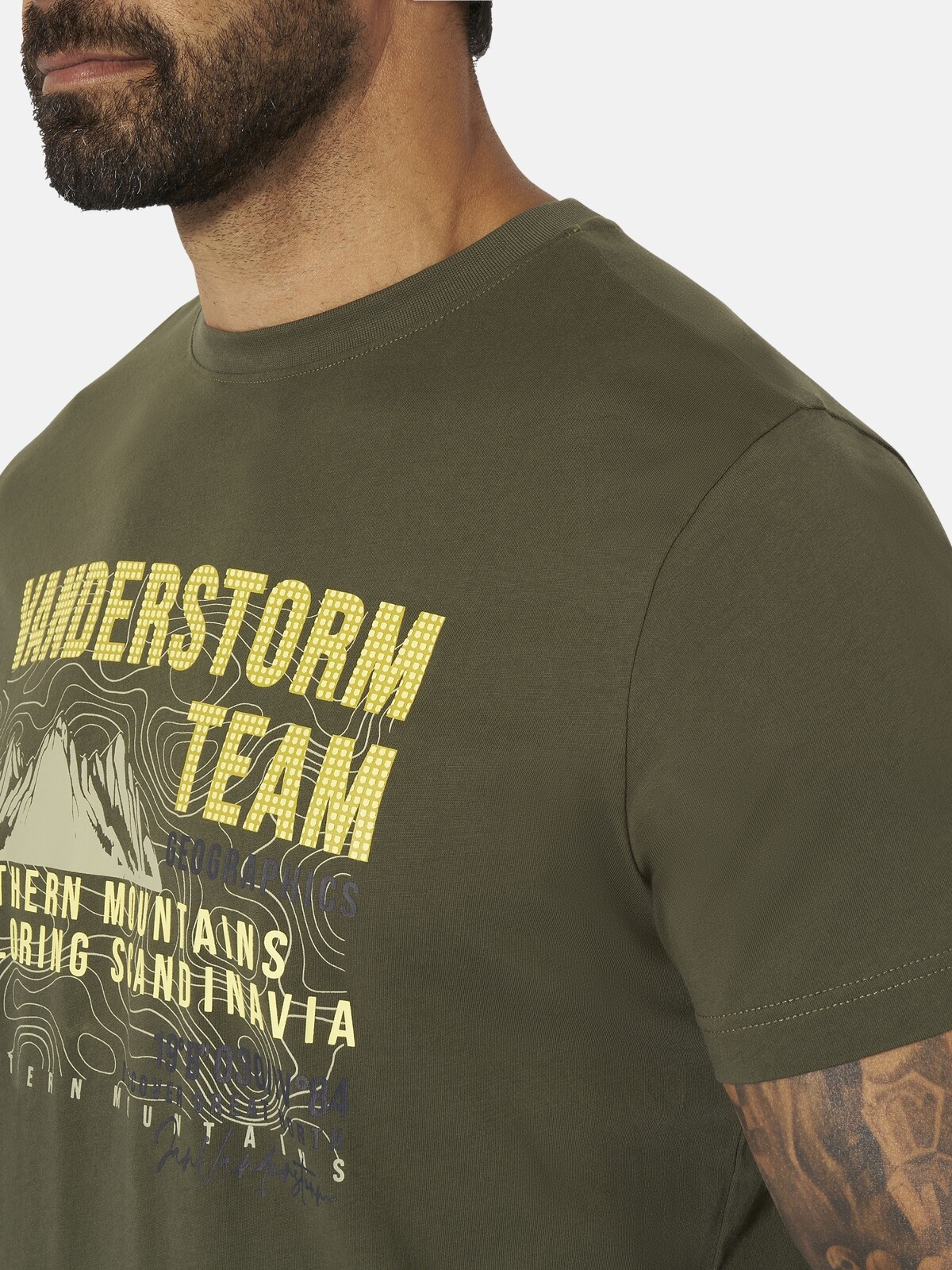 Jan Vanderstorm Rundhalsshirt »T-Shirt BALVAR«