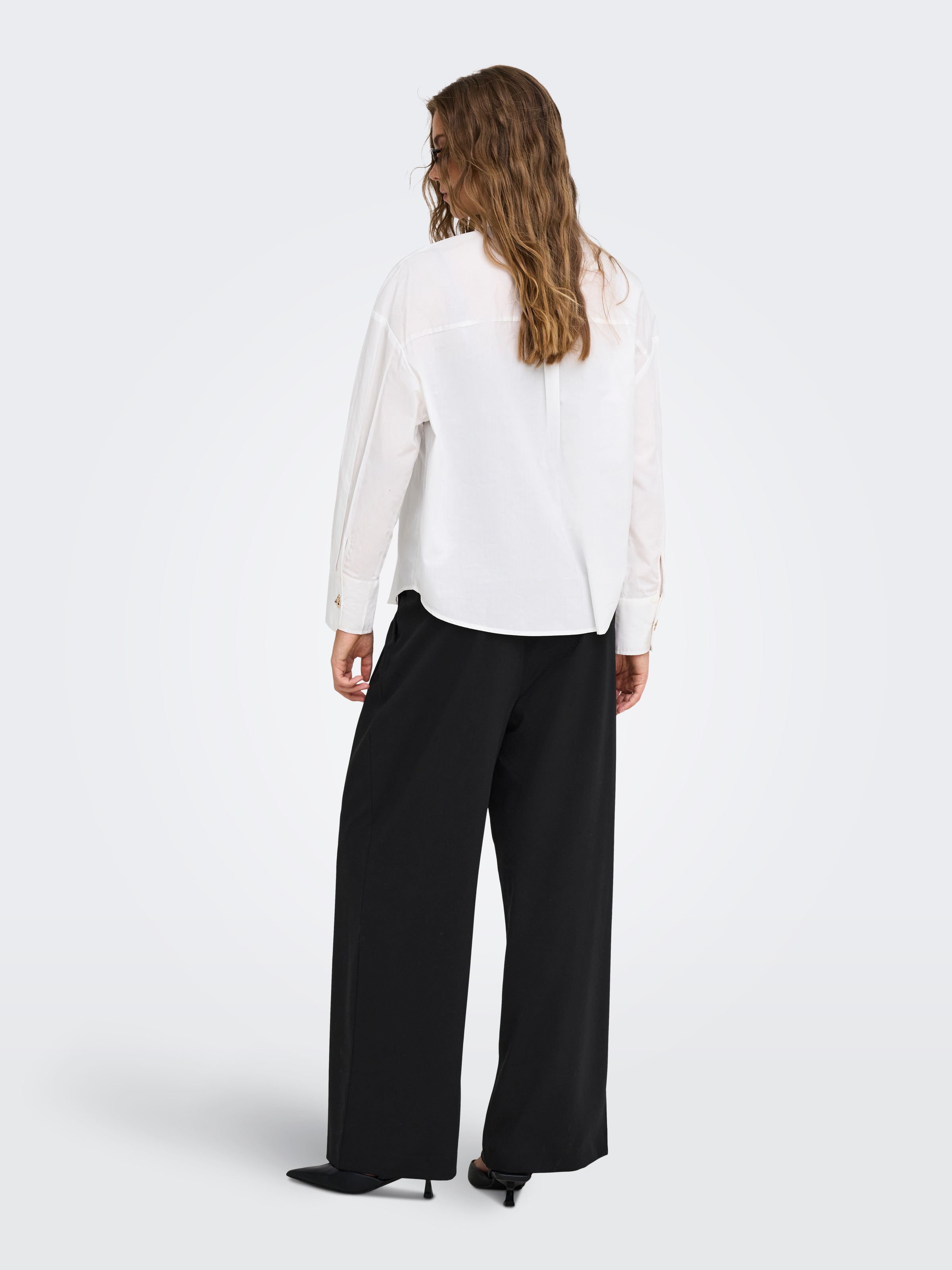 ONLY Anzughose »ONLSONJA HW WIDE PLEAT PANT TLR NOOS«  Materialmix, high waist