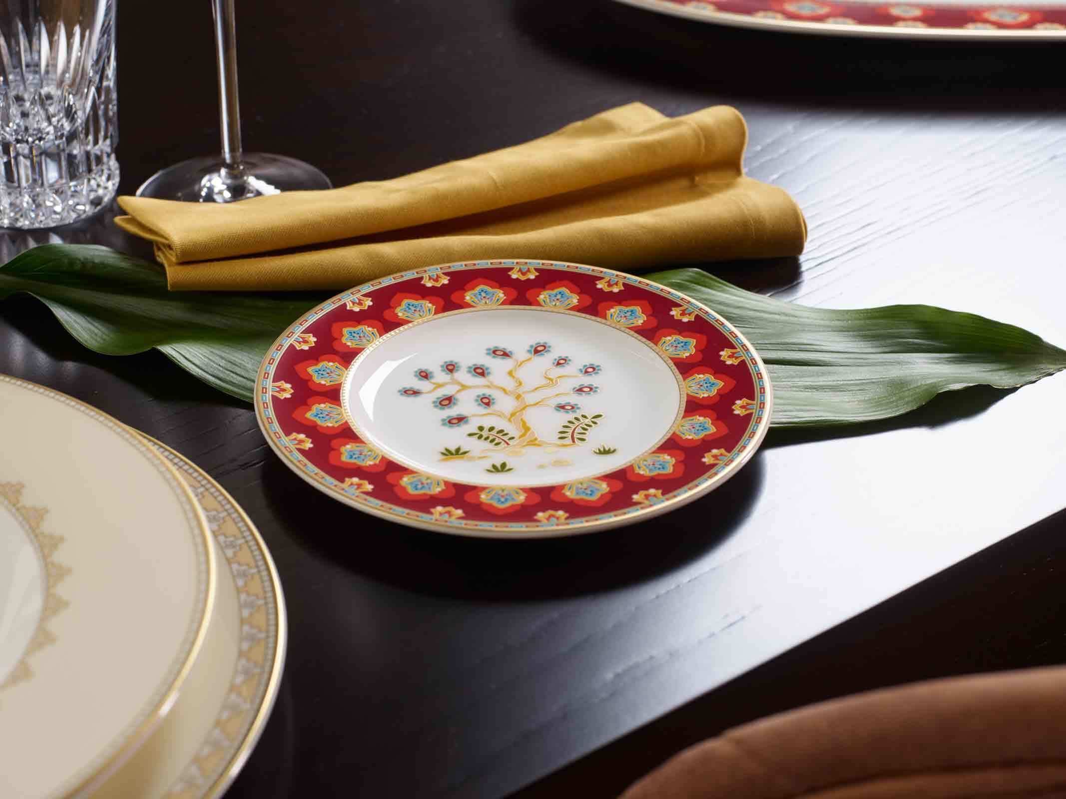 Villeroy & Boch Brotteller »Brotteller Samarkand Rubin ø 16,4 cm bunt«