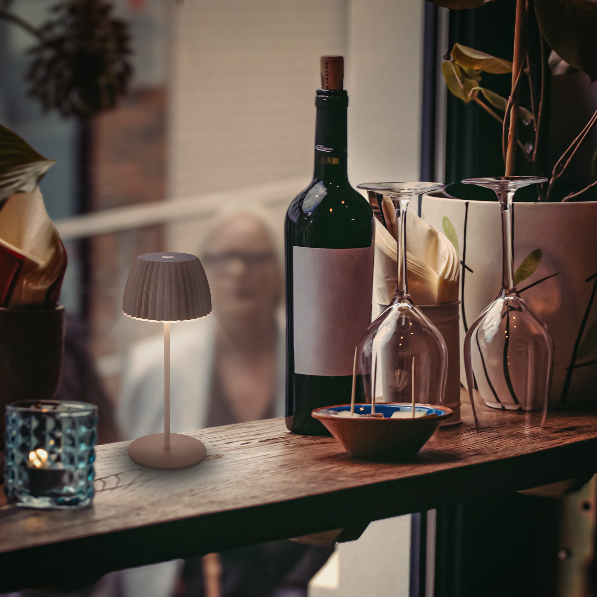 Briloner Leuchten LED Tischleuchte »Akku LED Tischleuchte« LED-Modul