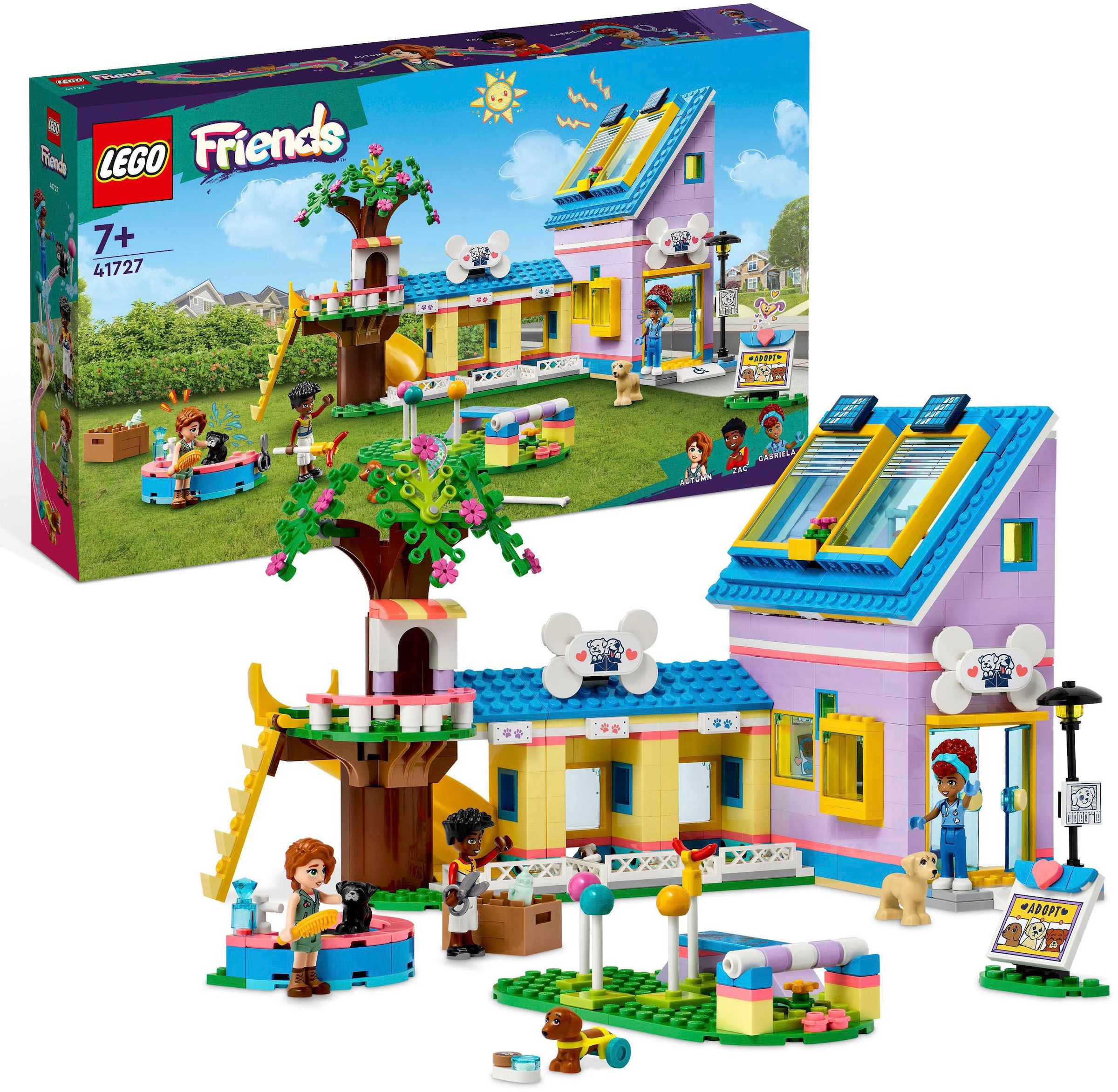 Konstruktionsspielsteine »Hunderettungszentrum (41727), LEGO® Friends«, (617 St.),...