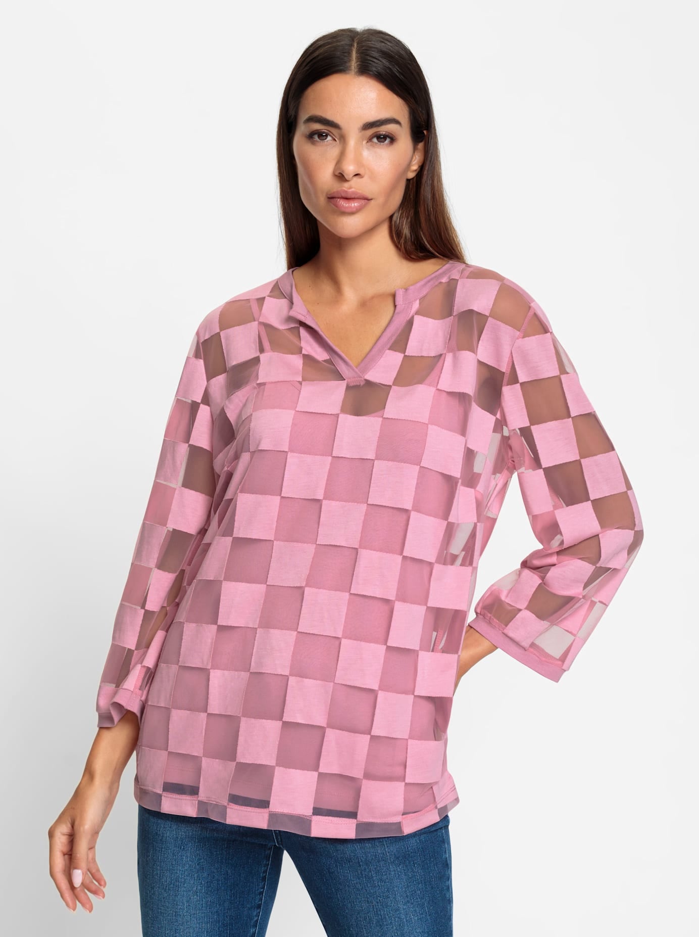 heine Rundhalsshirt »Shirt«, (1 tlg.)