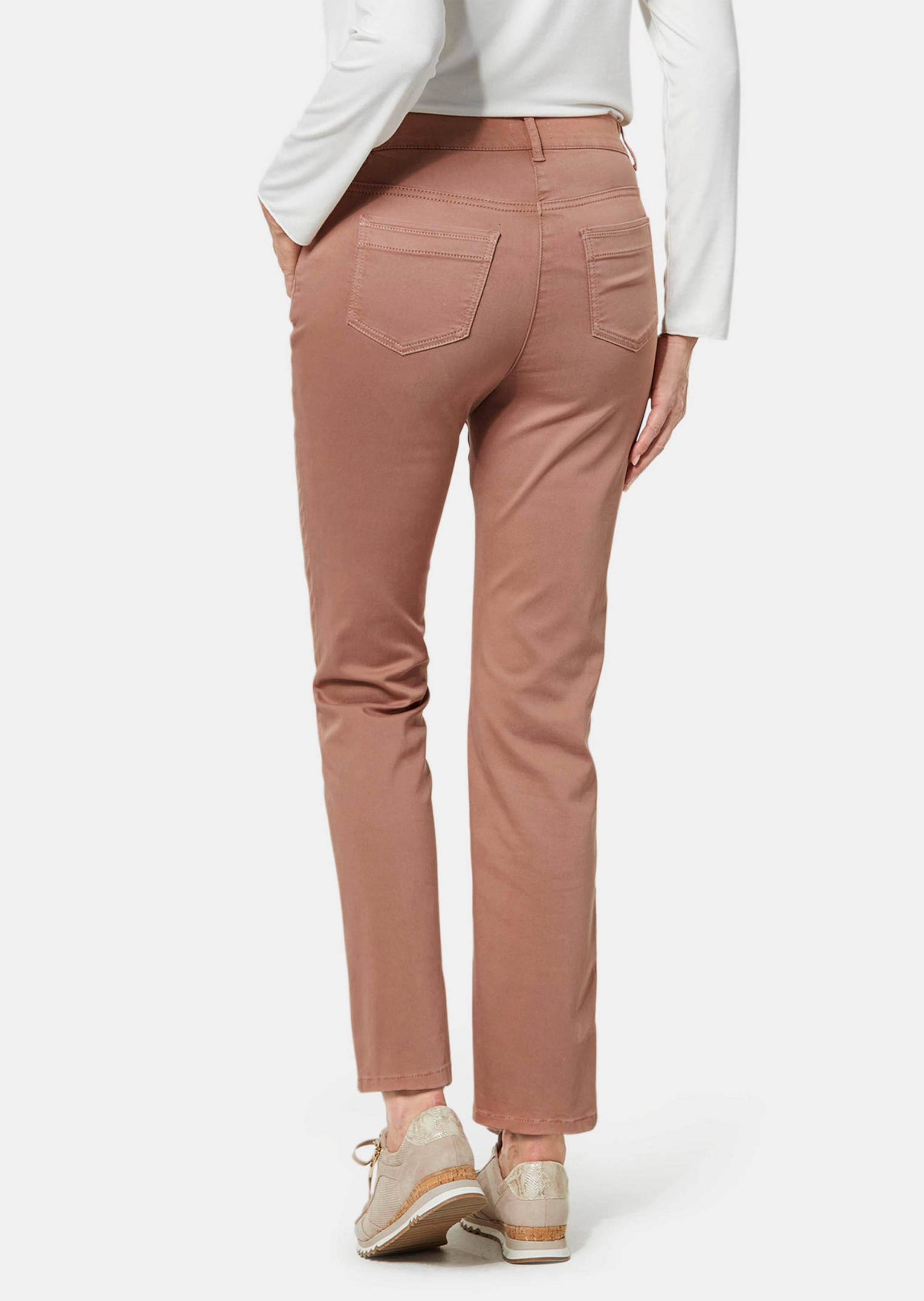 GOLDNER 2-in-1-Hose »Hose Carla in jeanstypischer Form und trendstarker Farbe«